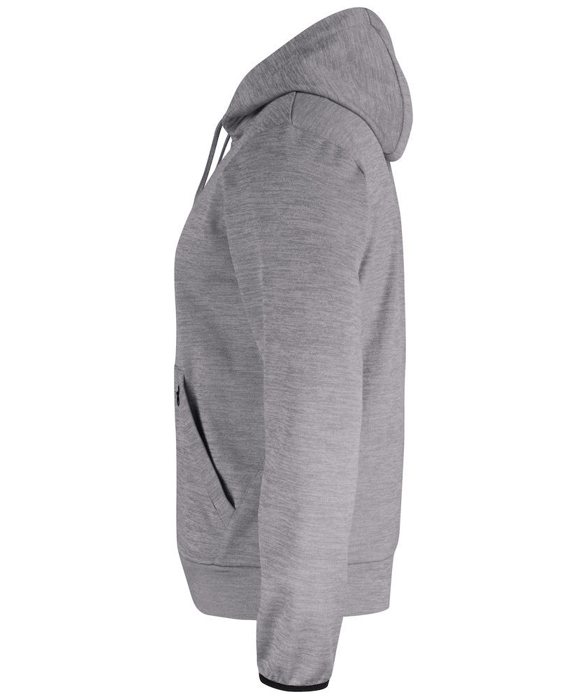 Clique Oakdale hoodie, Grey Melange, large image number 3