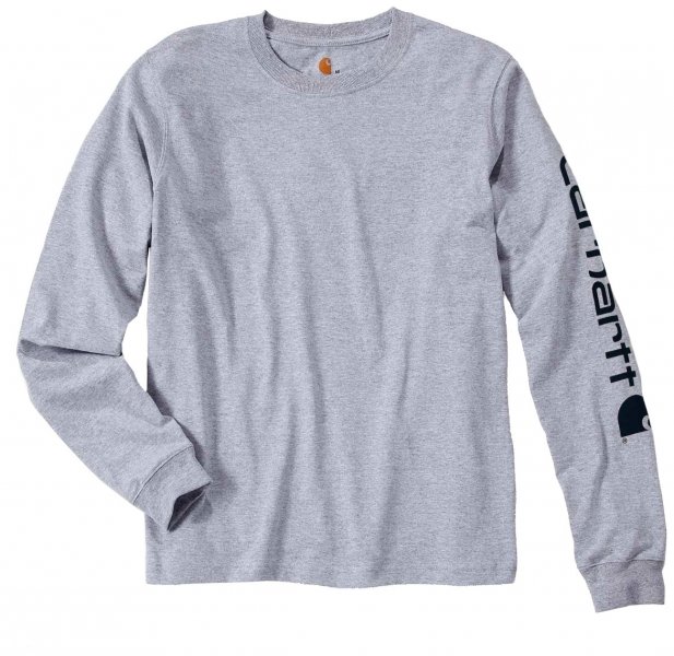 Carhartt l&aring;ng&auml;rmad T-shirt, Gr&aring;melerad