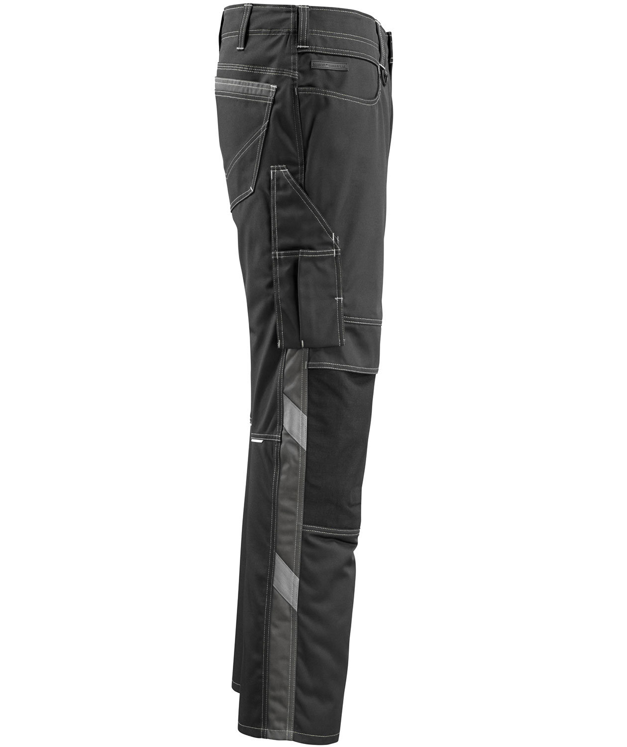 Mascot Mannheim Arbeitshose, leicht, Schwarz/Dunkel Anthrazitgrau, large image number 3