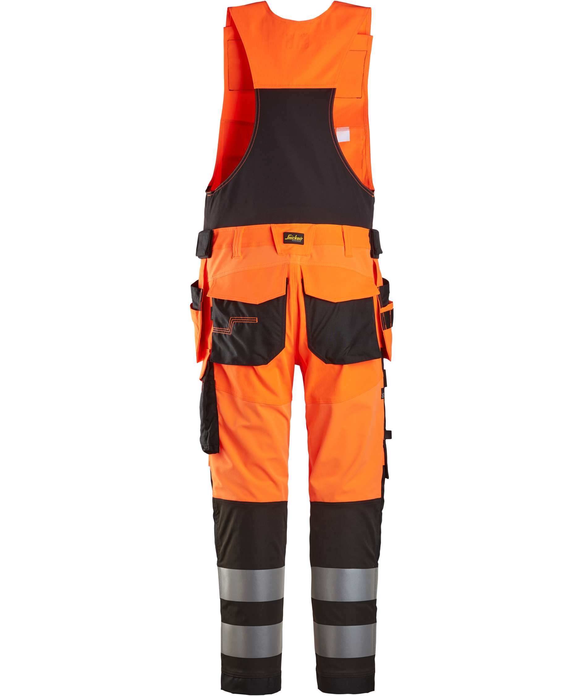 Snickers h&aring;ndv&aelig;rker helbukser 6013, Hi-Vis Orange/Sort