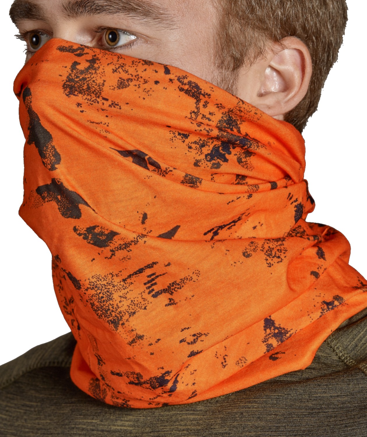 Seeland 2er-pack Halsw&auml;rmer, Pine green/InVis Orange blaze, Pine green/InVis Orange blaze, large image number 2