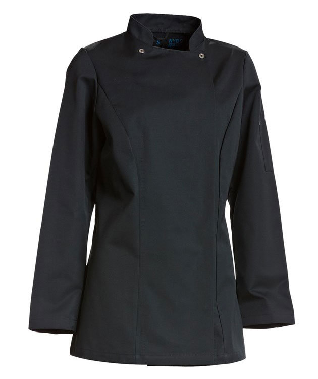 Nybo Workwear Kockjacka dam, Svart, large image number 0
