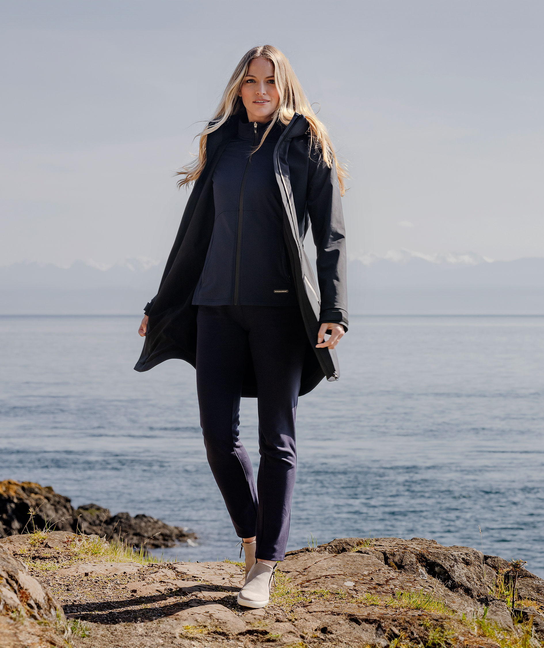 Cutter & Buck Tofino dame chinos, Black, large image number 1