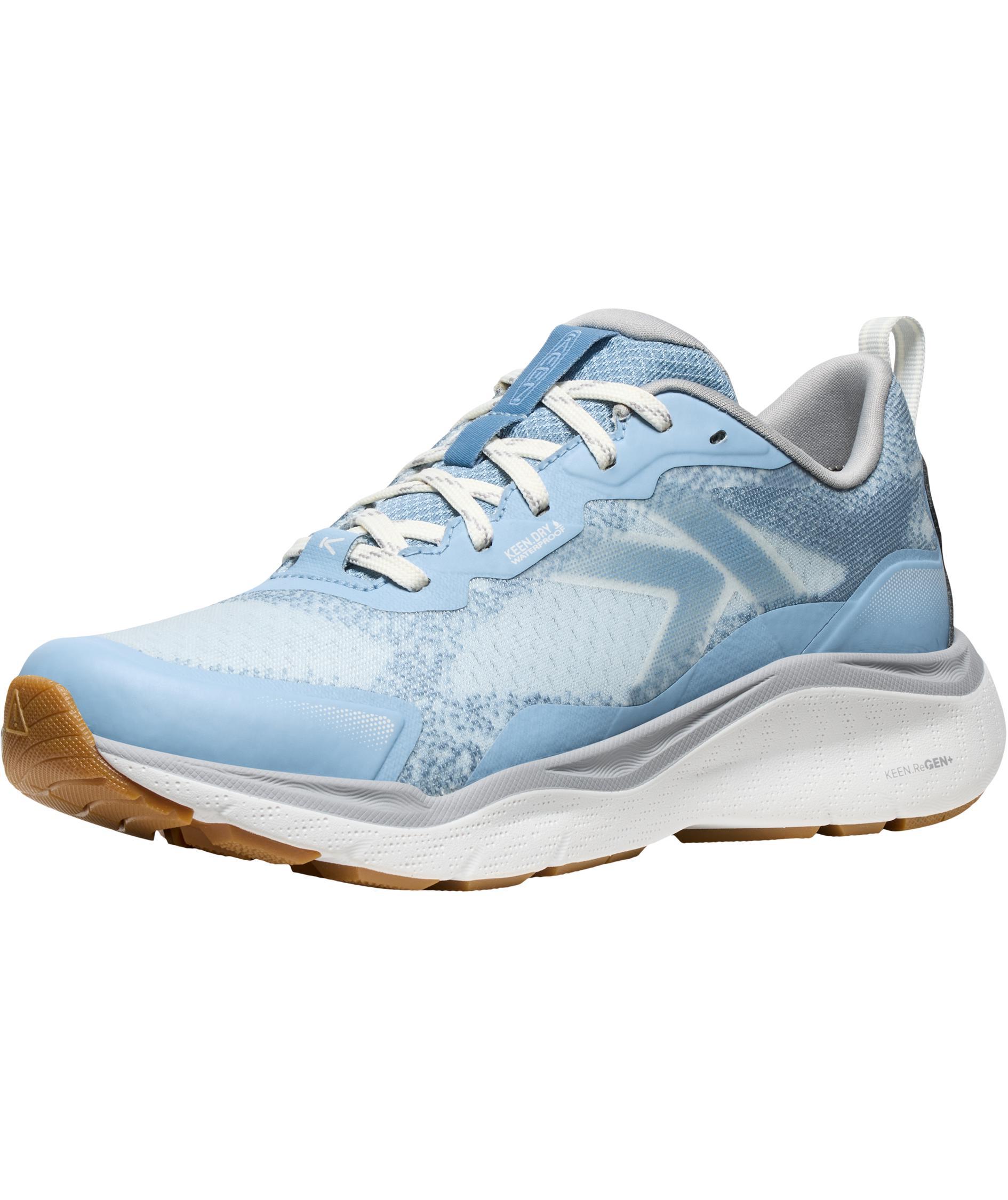 Keen Leiki WP women's hiking shoes, Skyway/star white, large image number 3