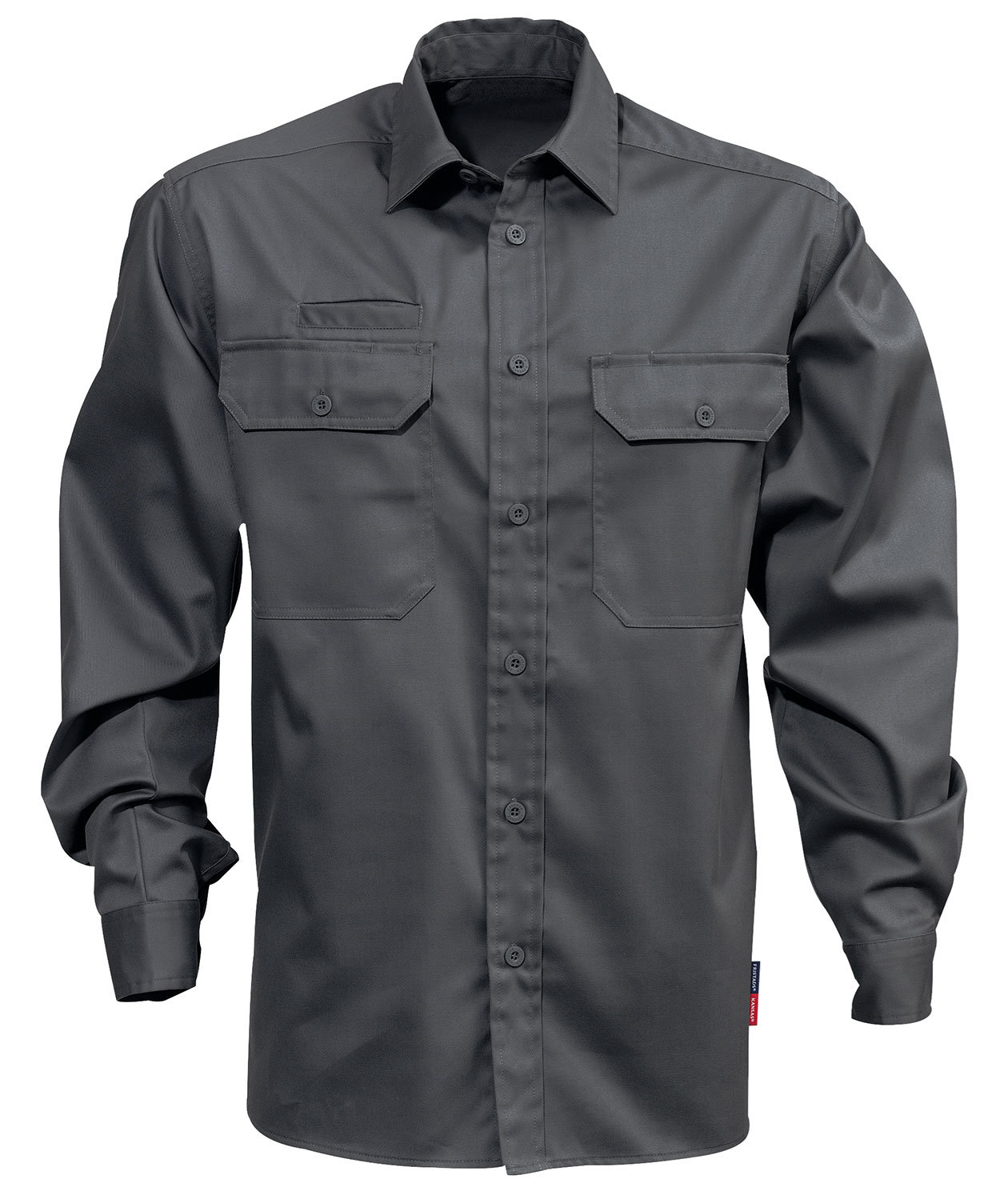 Kansas arbejdsskjorte, M&oslash;rkegr&aring;