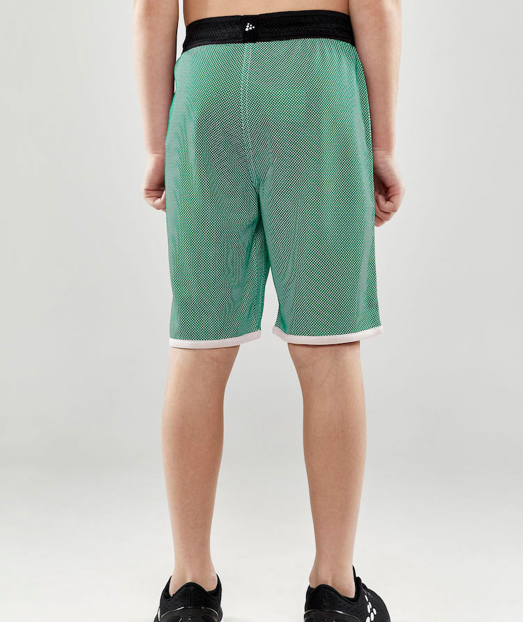 Craft Progress v&auml;ndbar shorts till barn, Team green/white, large image number 2