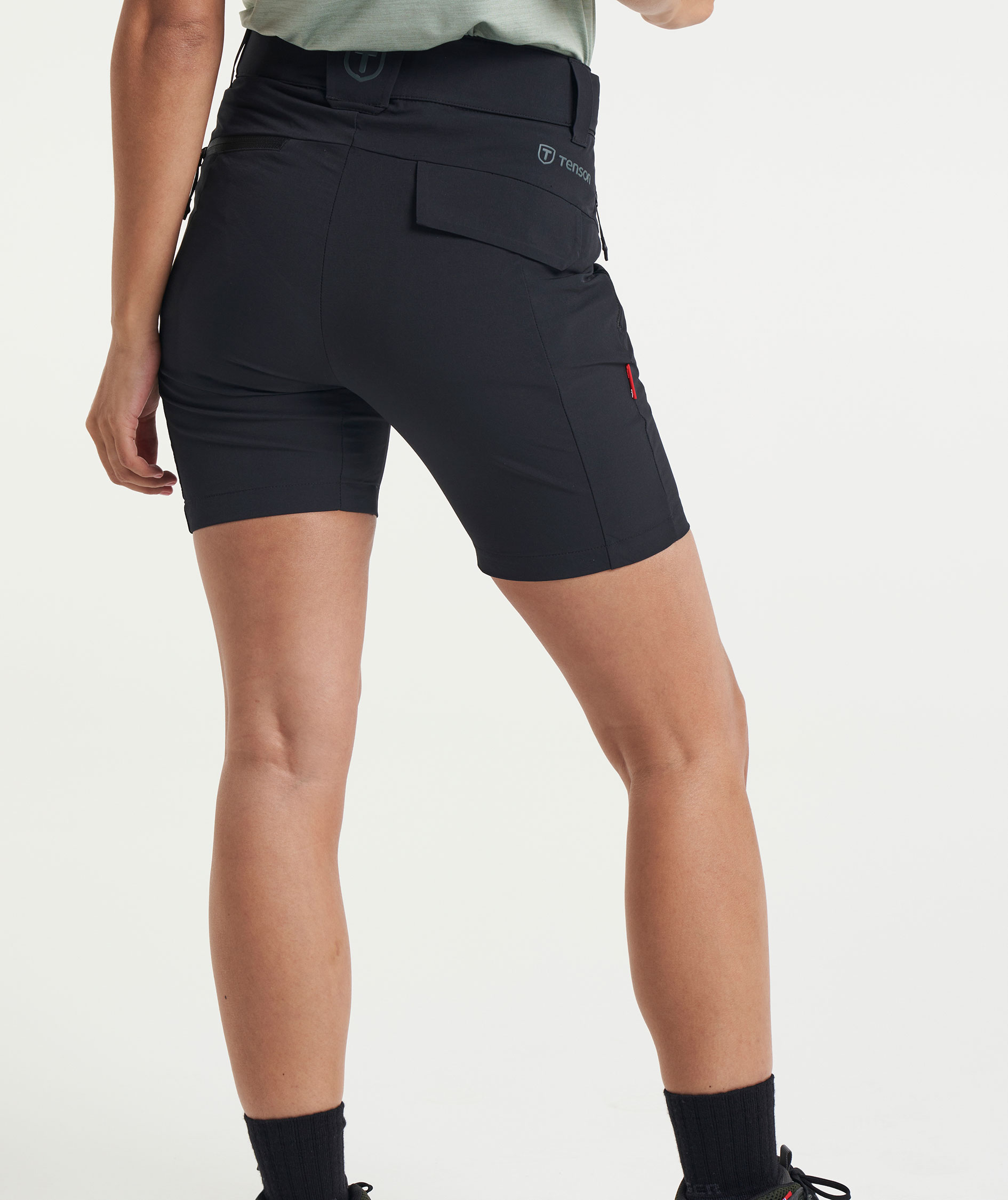 Tenson TXlite Adventure dame shorts, Sort, large image number 3