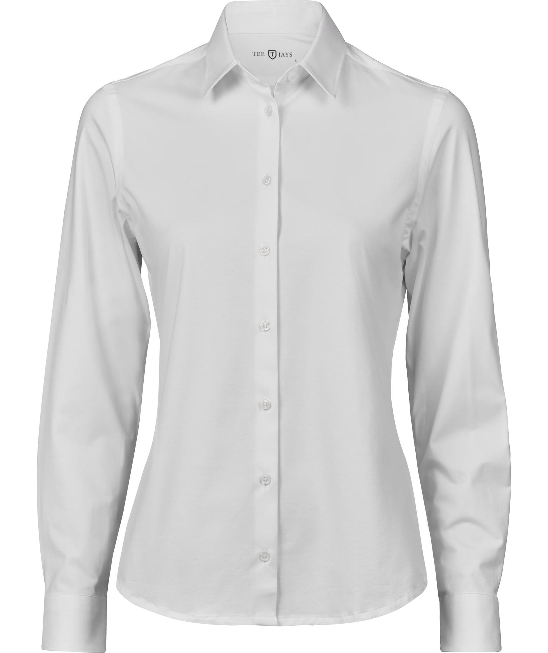 Tee Jays Active Stretch skjorta dam, White, White, swatch