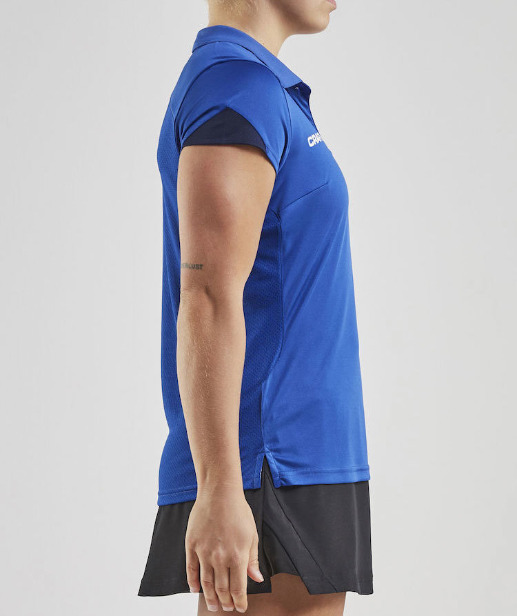 Craft Pro Control Impact Damen Poloshirt, Navy/Club cobolt, large image number 3