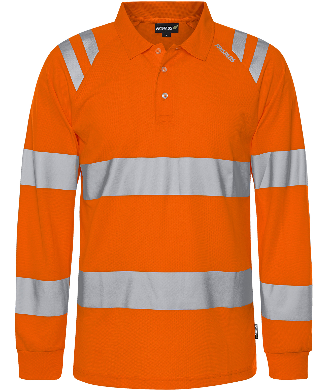Fristads lang&auml;rmliges Poloshirt 7864 GPST, Hi-vis Orange, large image number 0