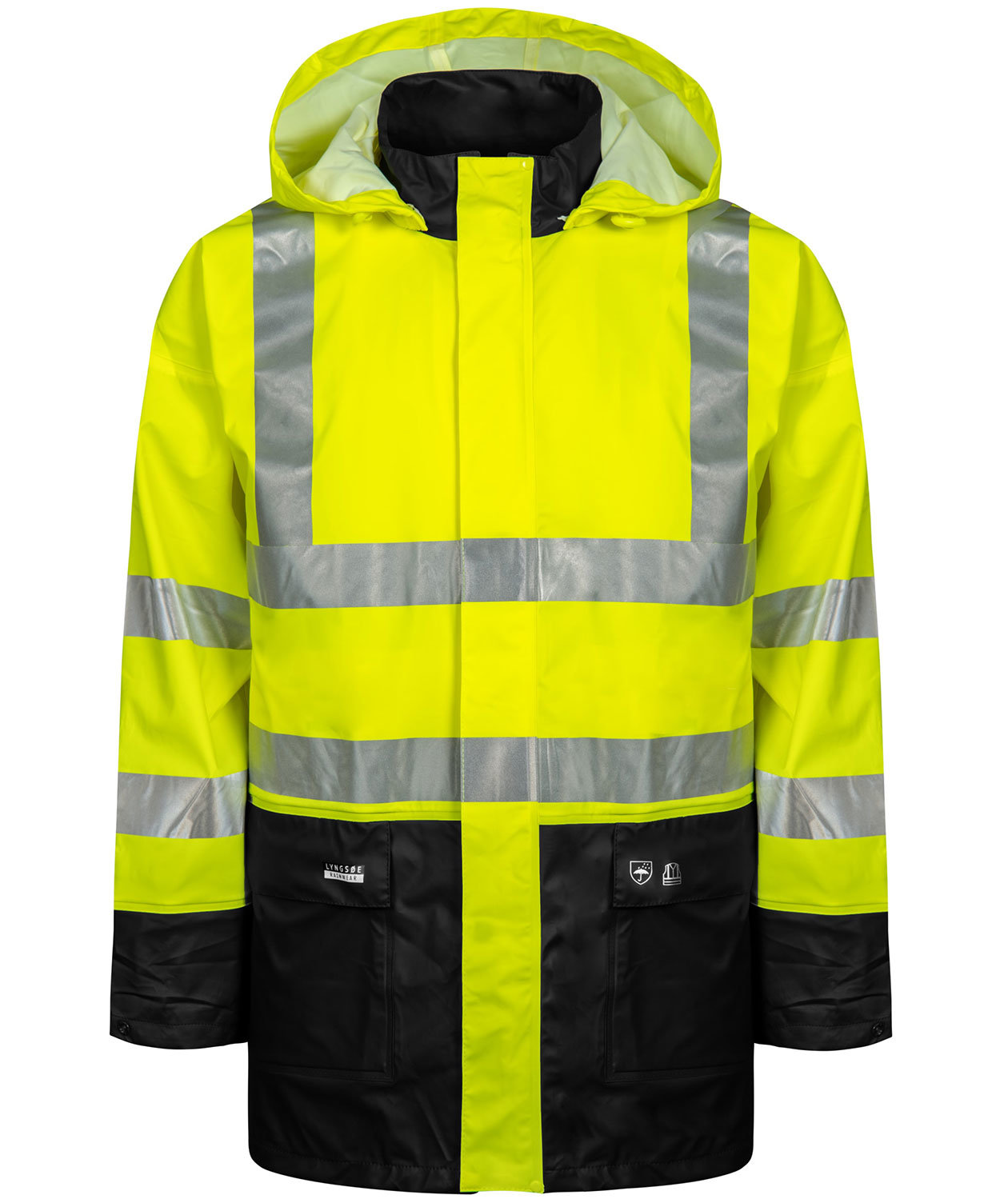 Hi-vis gul/marinebl&aring;