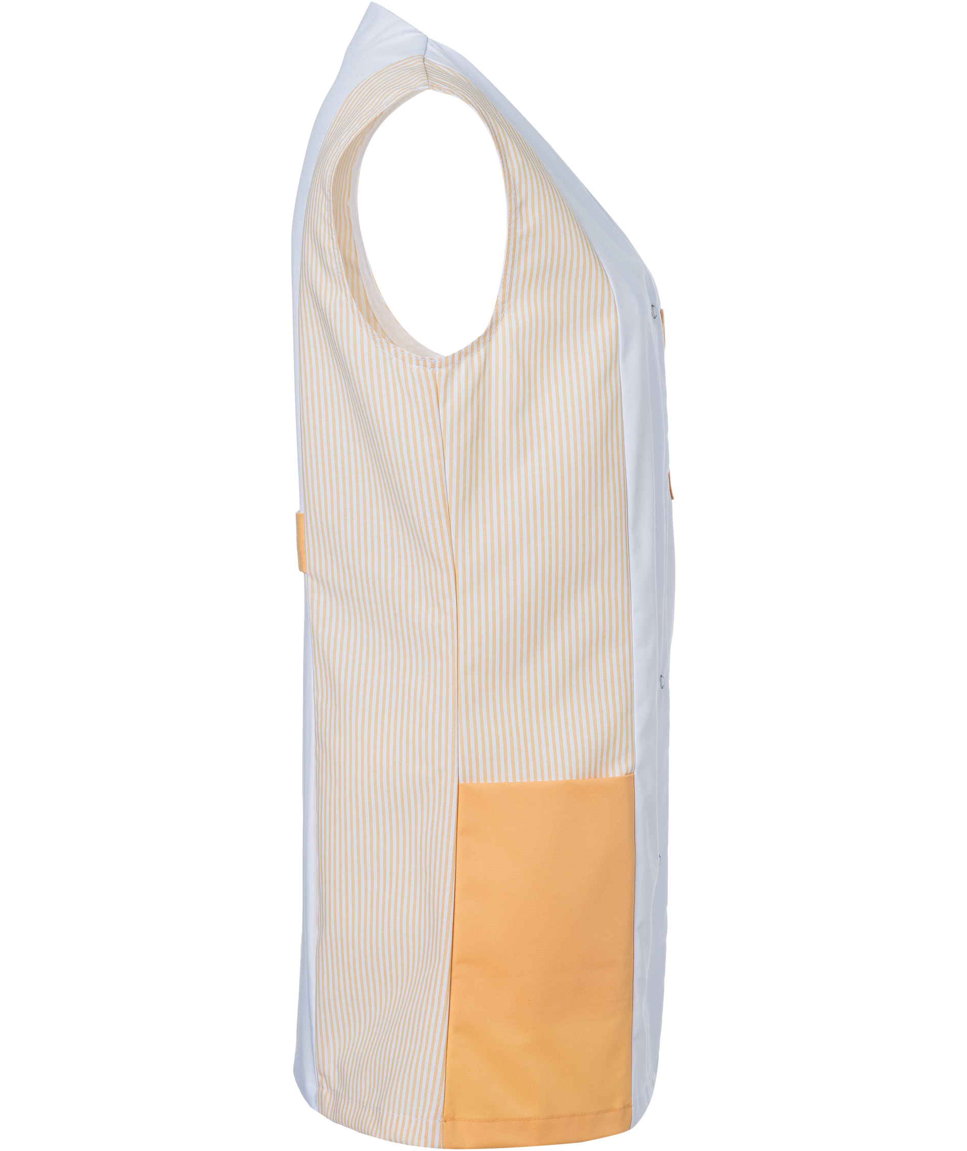 Karlowsky Sabrina Damen-Tunika ohne &Auml;rmel, White/ochre, large image number 4