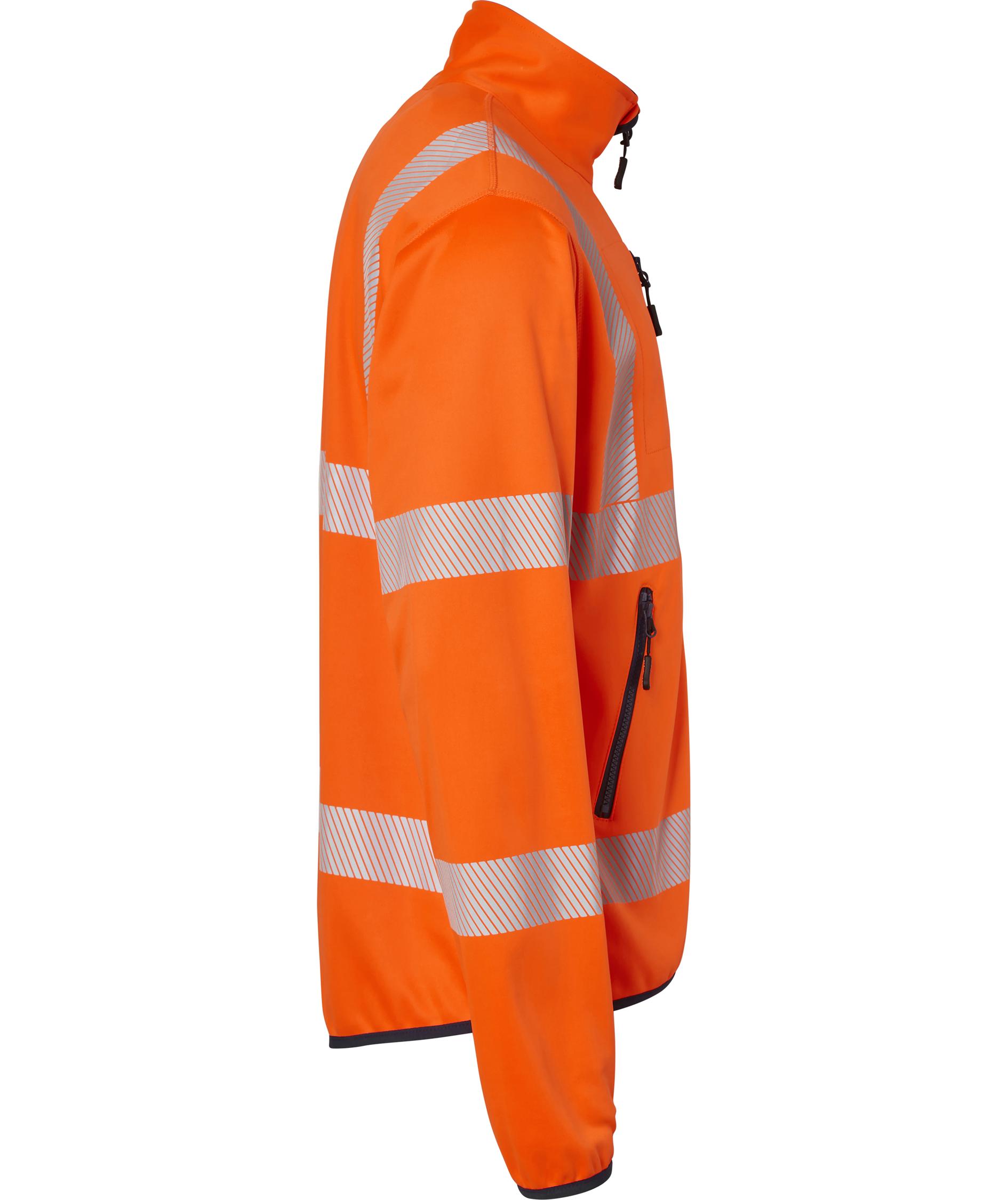 Top Swede softshelljacka 7721, Varsel Orange/Navy, large image number 2