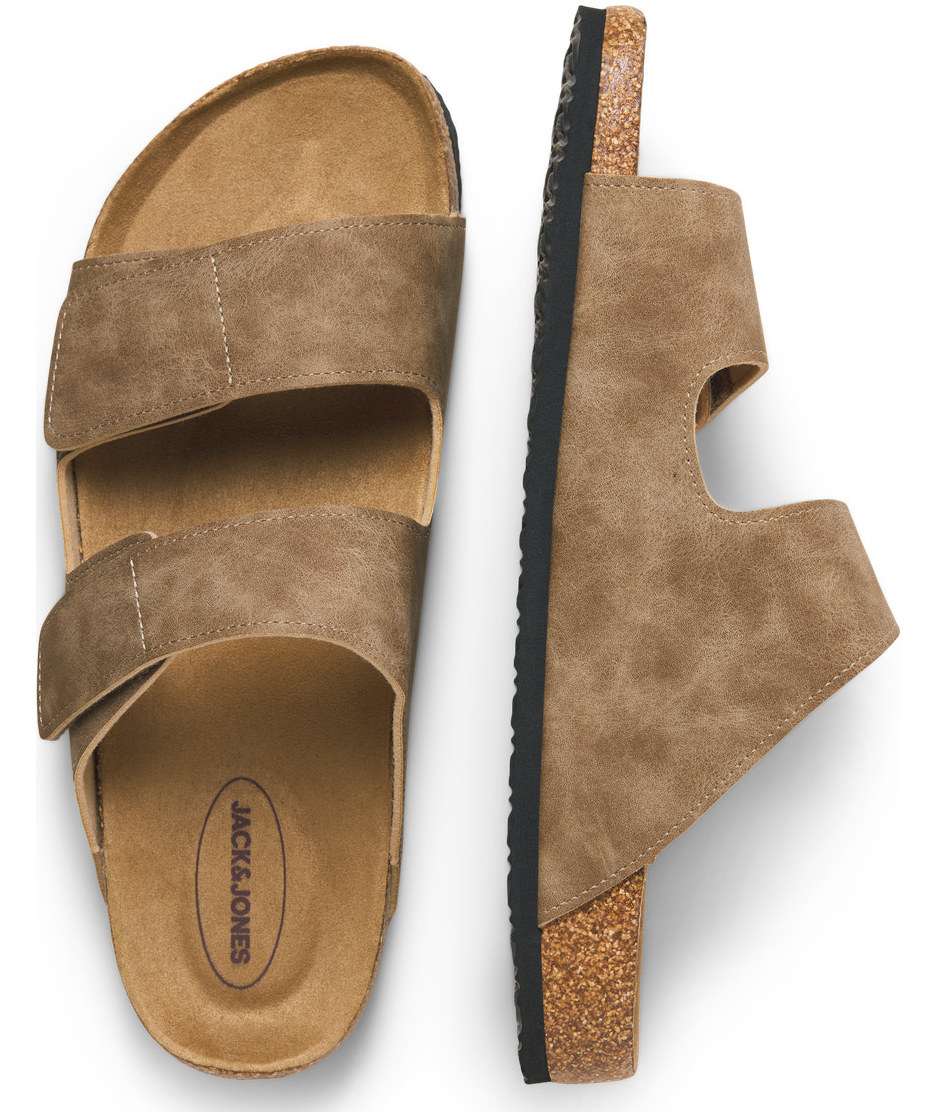 Jack & Jones JFWCENTRAL Sandalen, Taupegrau, large image number 7