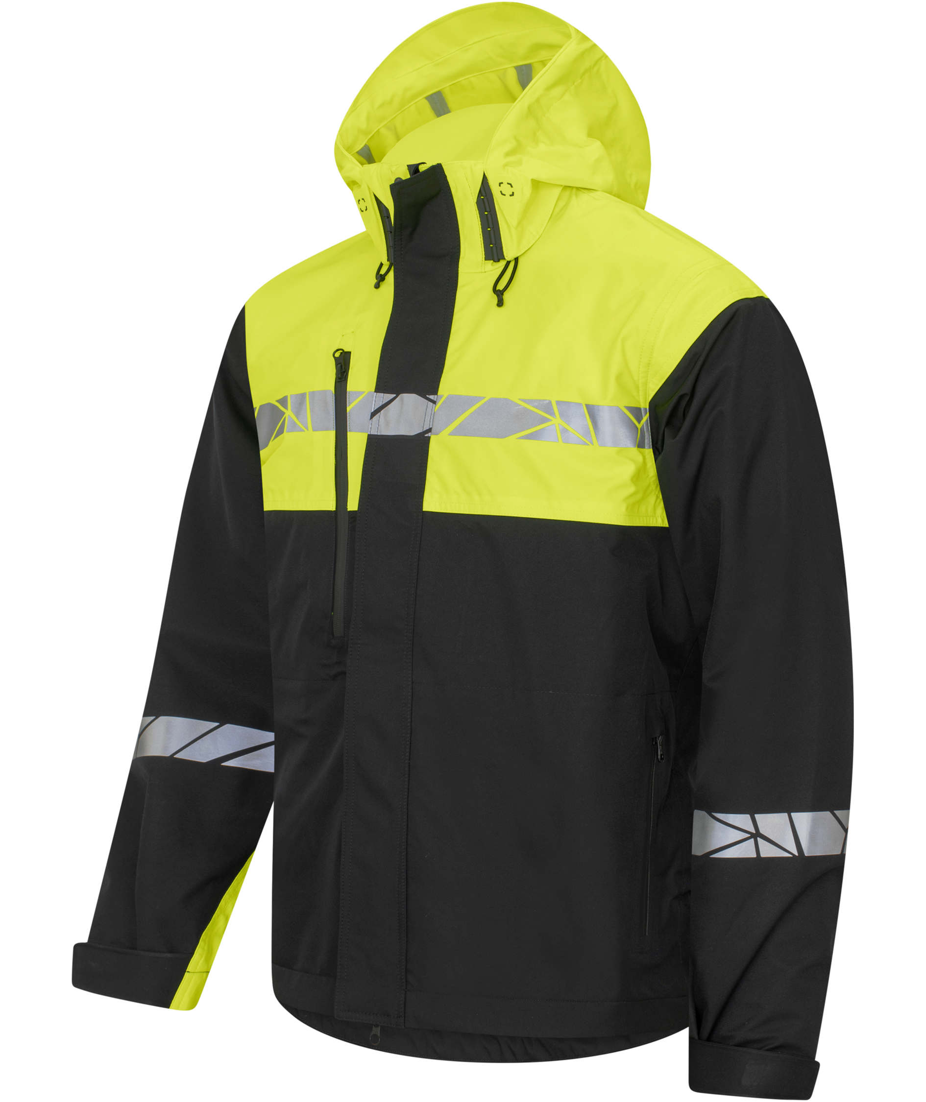ProJob shell jacket 7414, Black/Yellow, large image number 5