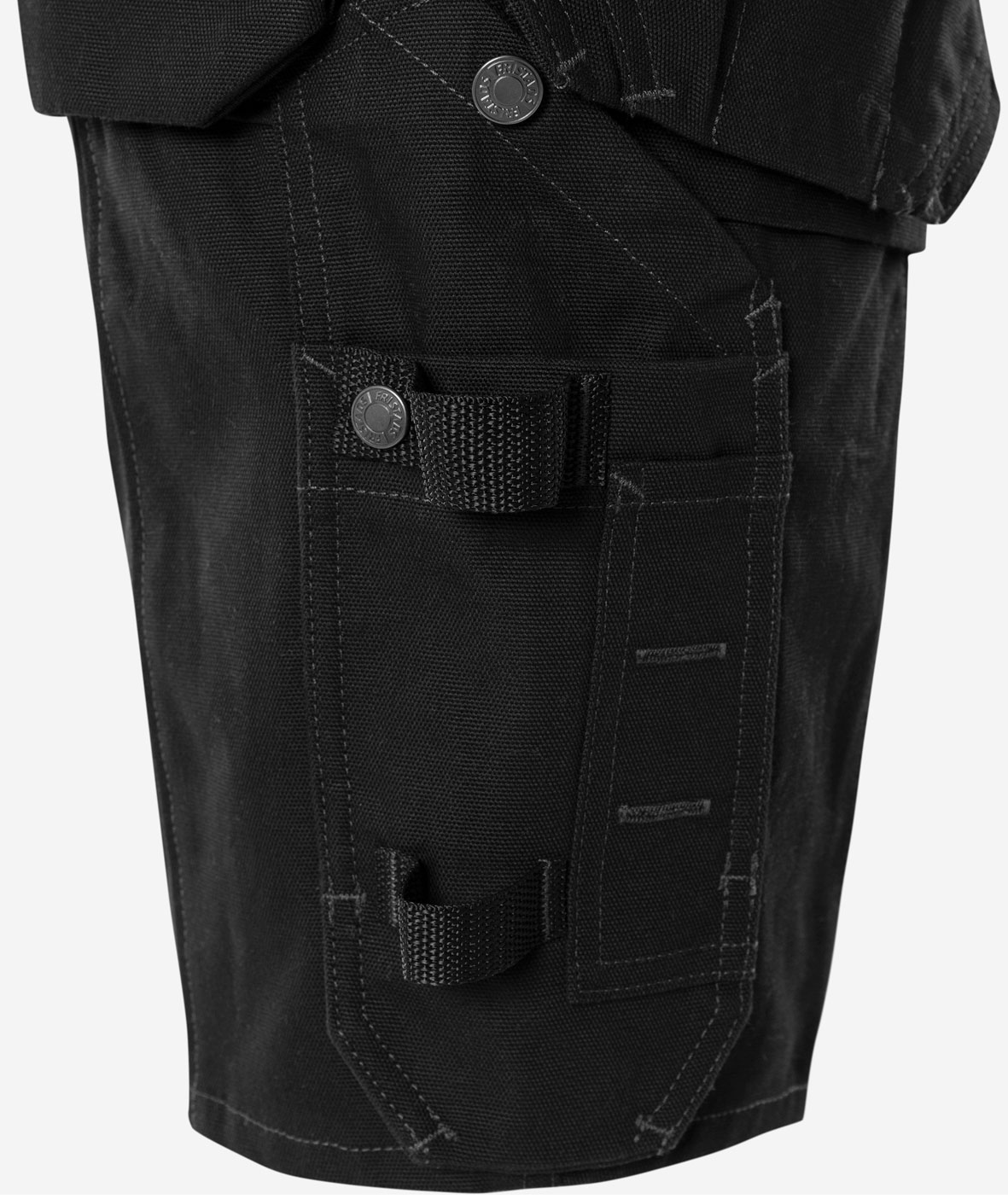 Fristads dame h&aring;ndverkershorts 2527 GCYD, Svart, large image number 4