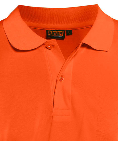 Bl&aring;kl&auml;der polo T-shirt, Hi-vis Orange, large image number 2
