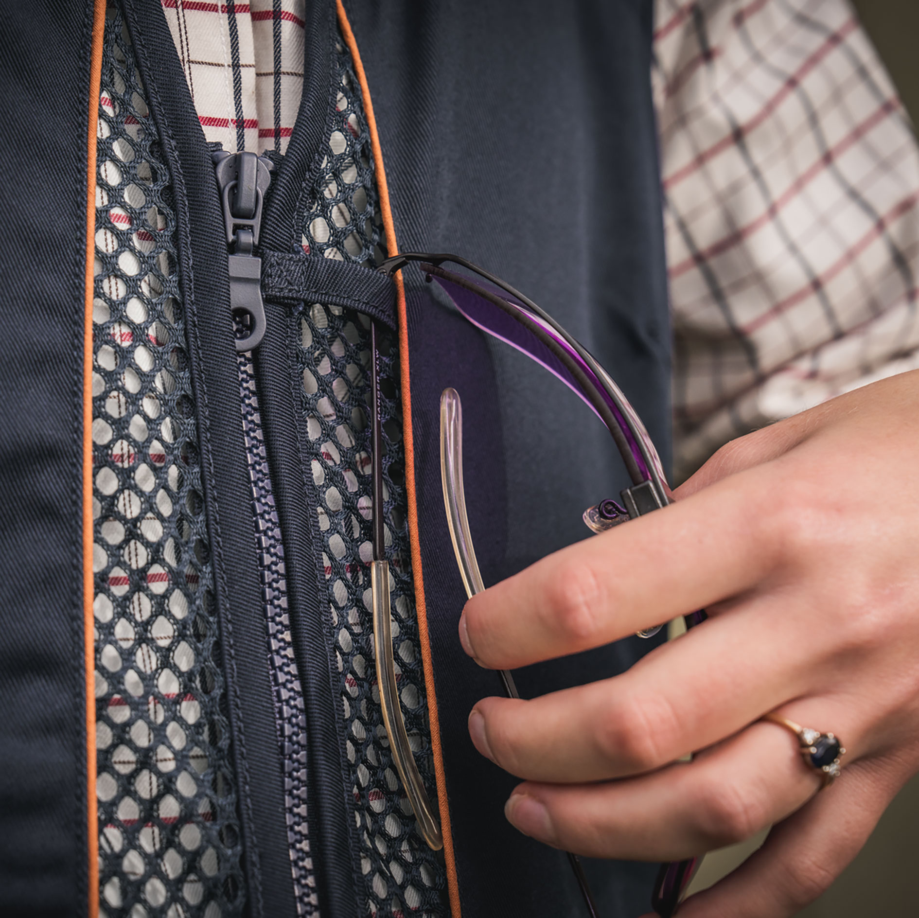 Seeland Skeet Ivy Limited Edition women's shooting vest, Dark Sapphire, large image number 6