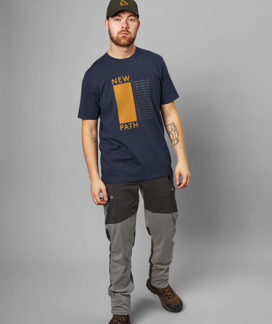 Seeland Path T-shirt, Dark navy