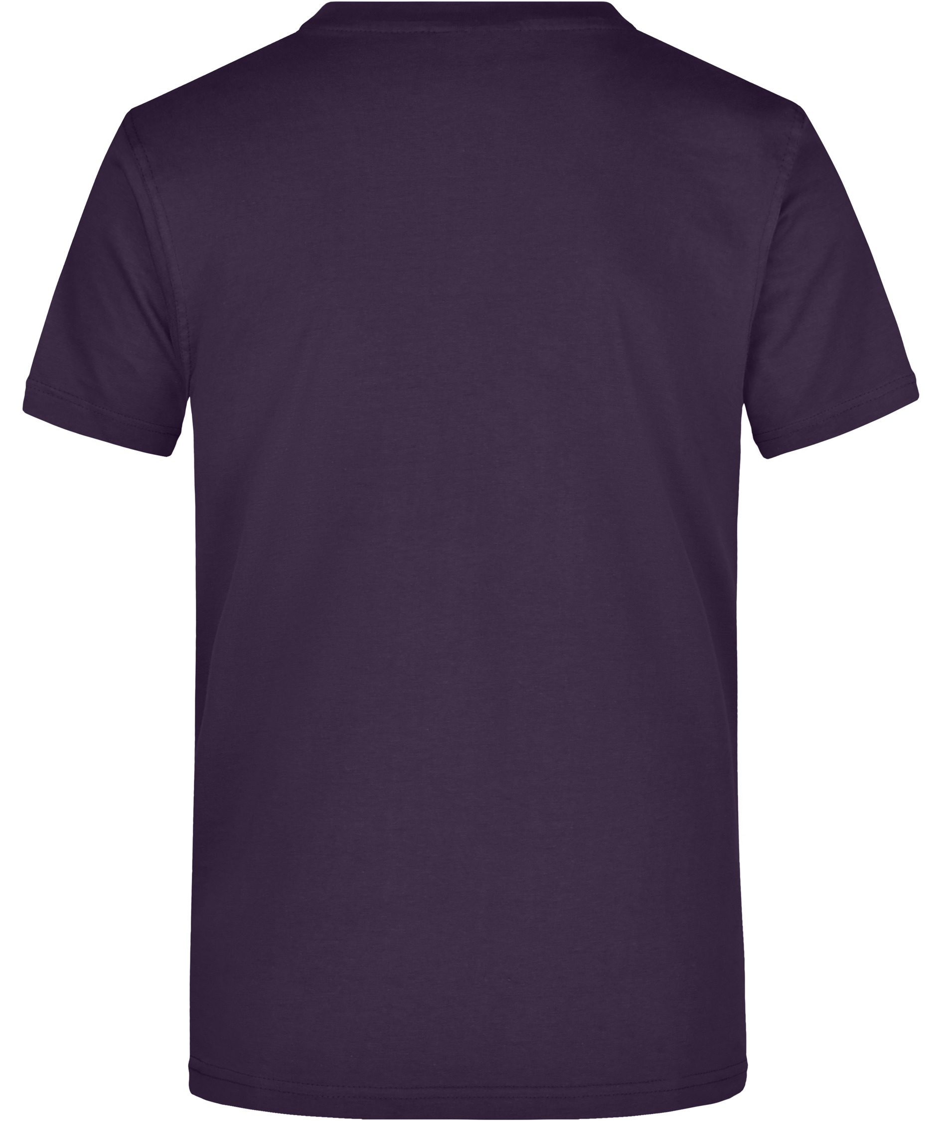 James & Nicholson T-shirt Round-T Heavy, Aubergine