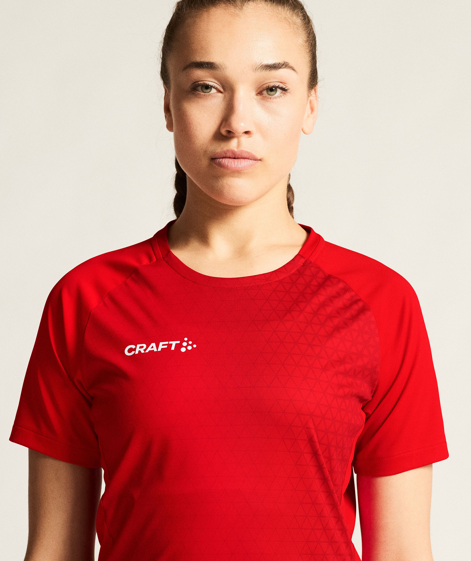 Craft Extend 2.0 Graphic dame T-skjorte, Bright red, large image number 5