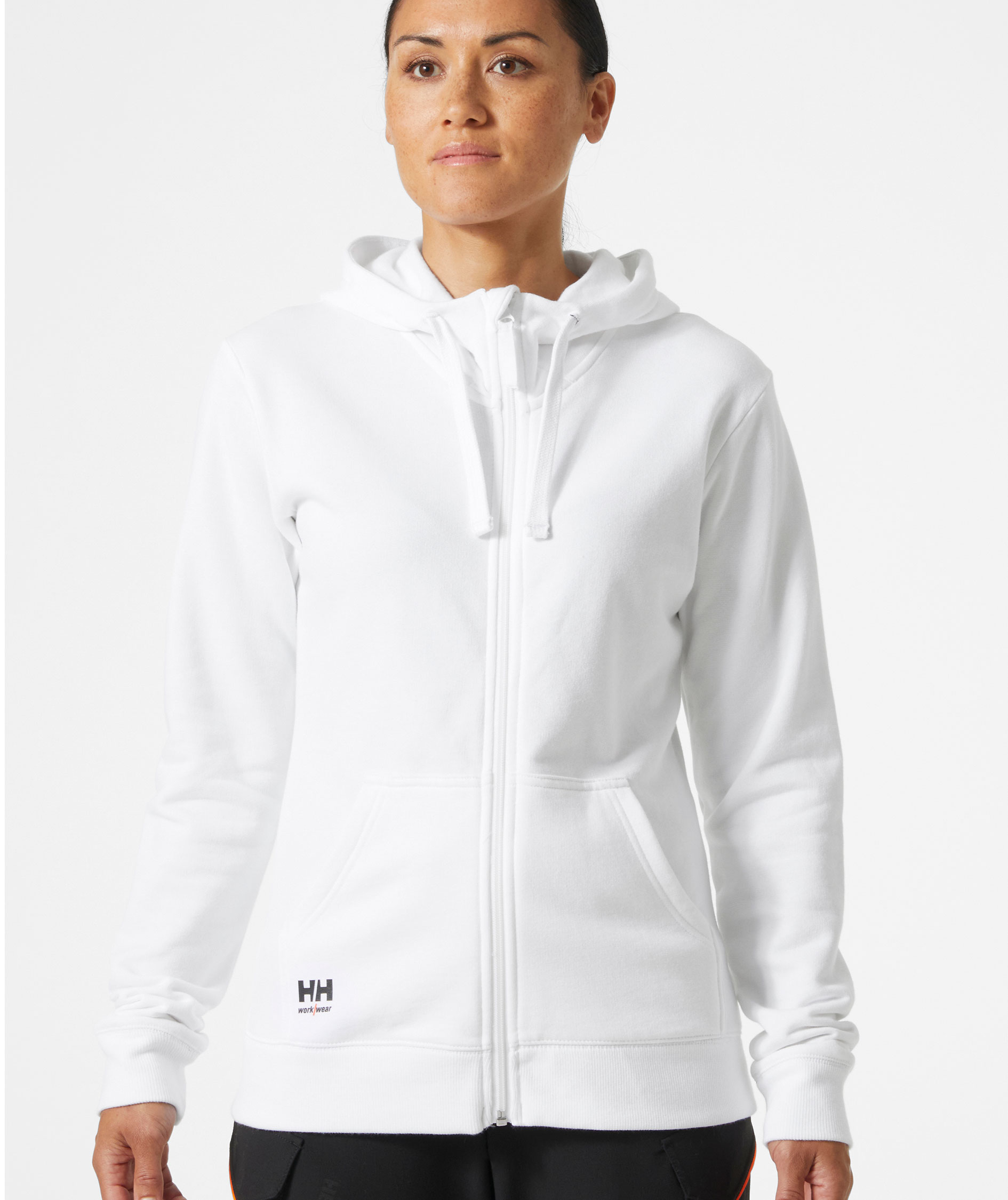 Helly Hansen Classic hoodie med dragkedja dam, White