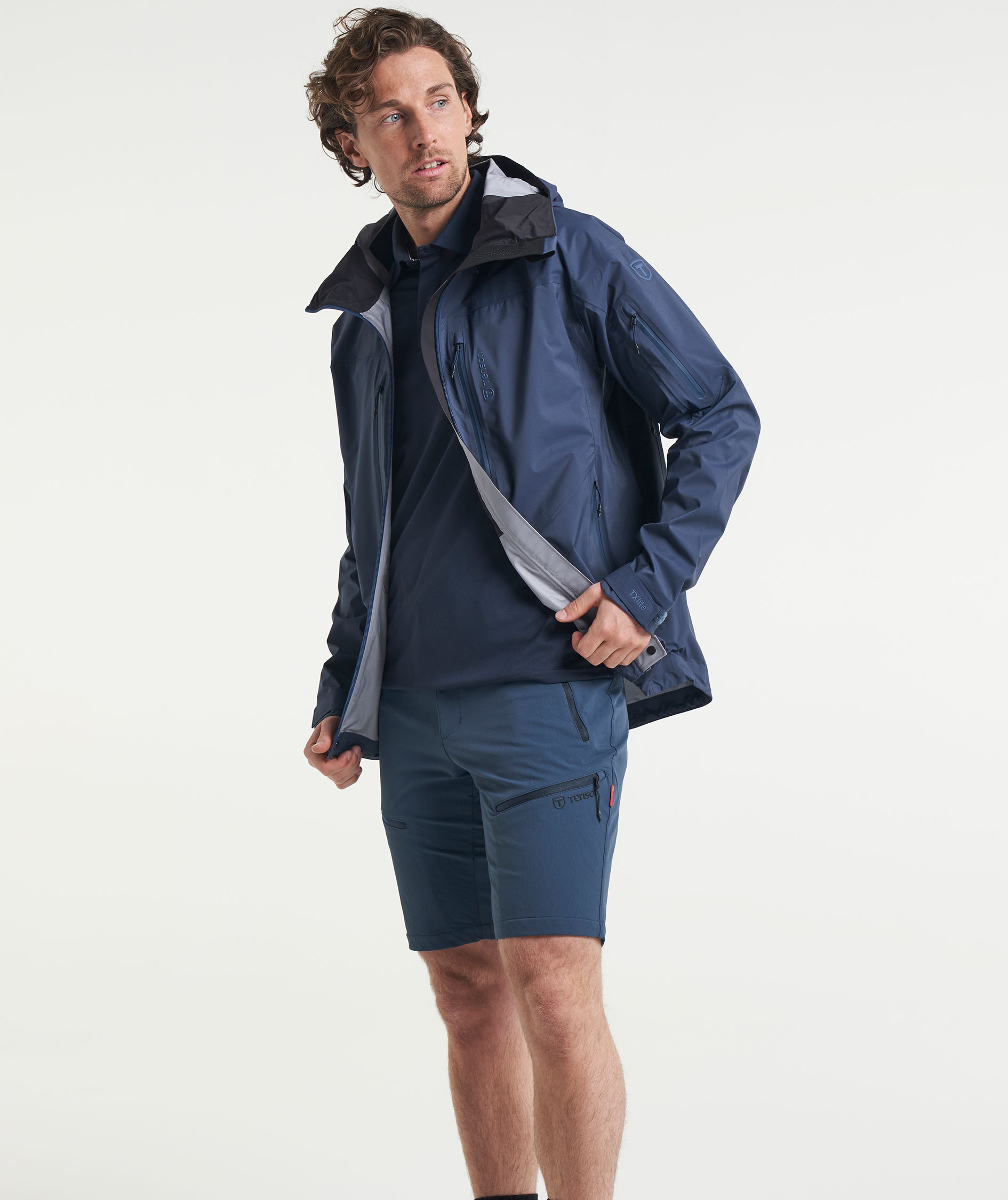 Tenson TXlite Flex shorts, Dark blue