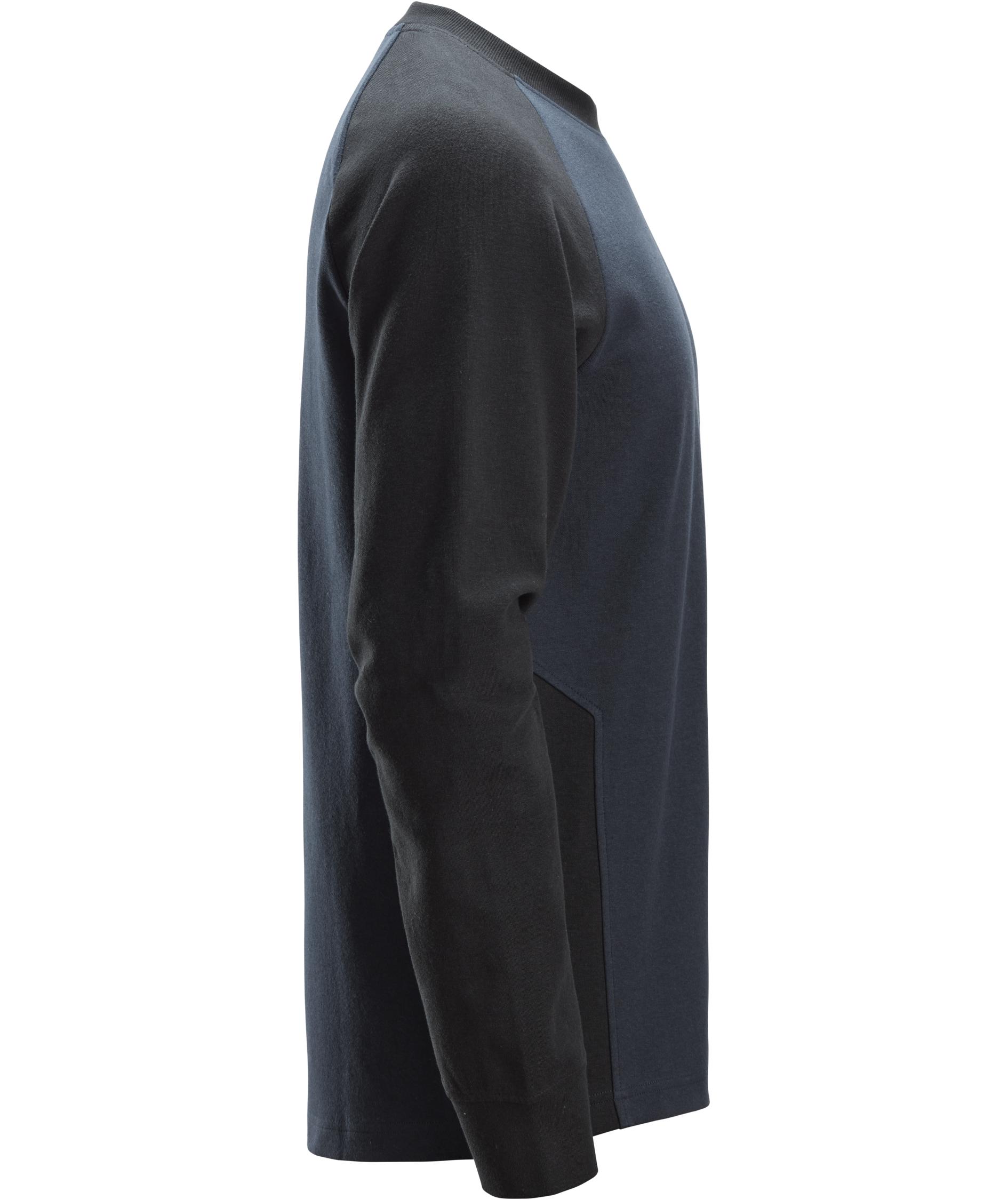 Snickers lang&aelig;rmet T-shirt 2840, Navy/black, large image number 2