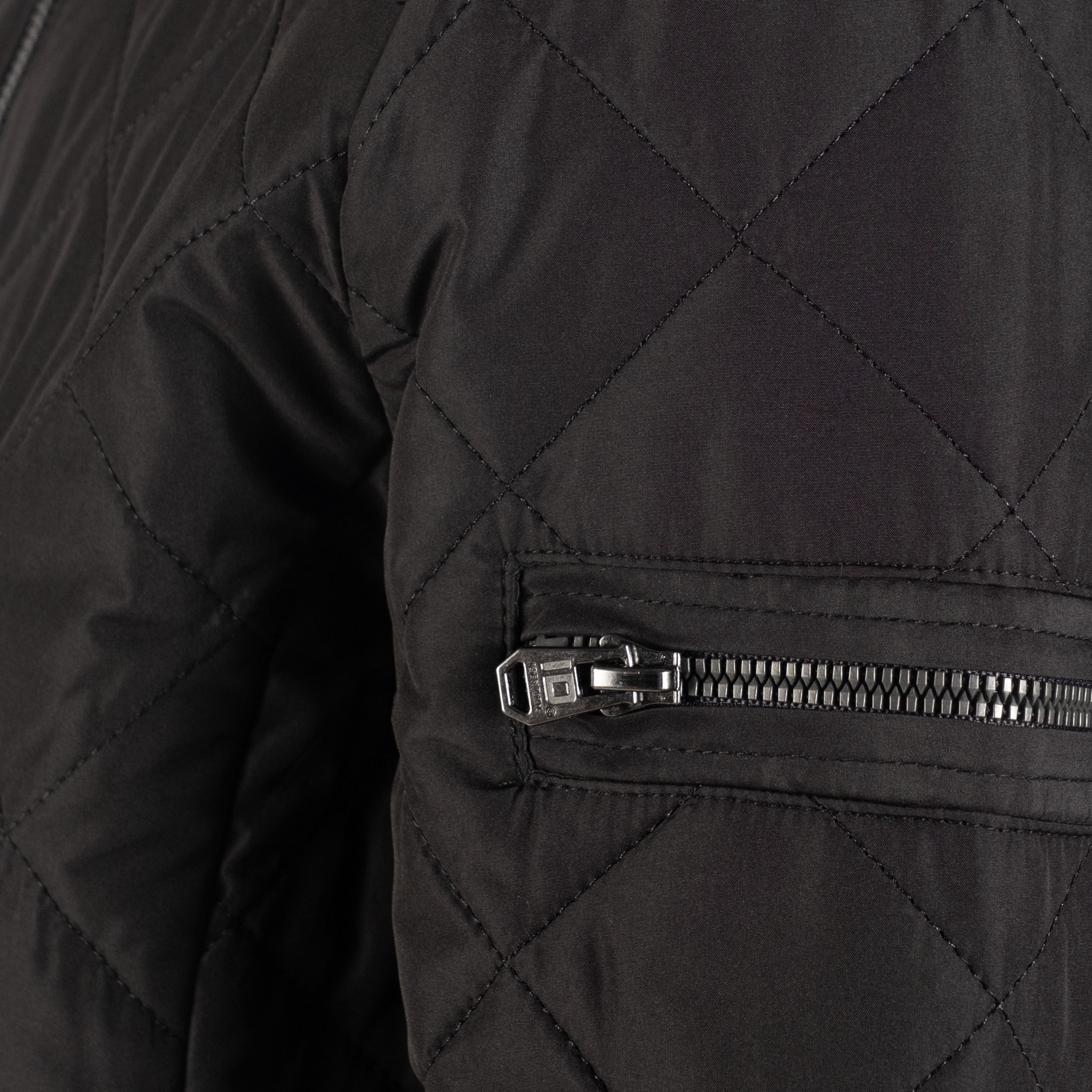 ID Quilted damejakke, Sort, large image number 6