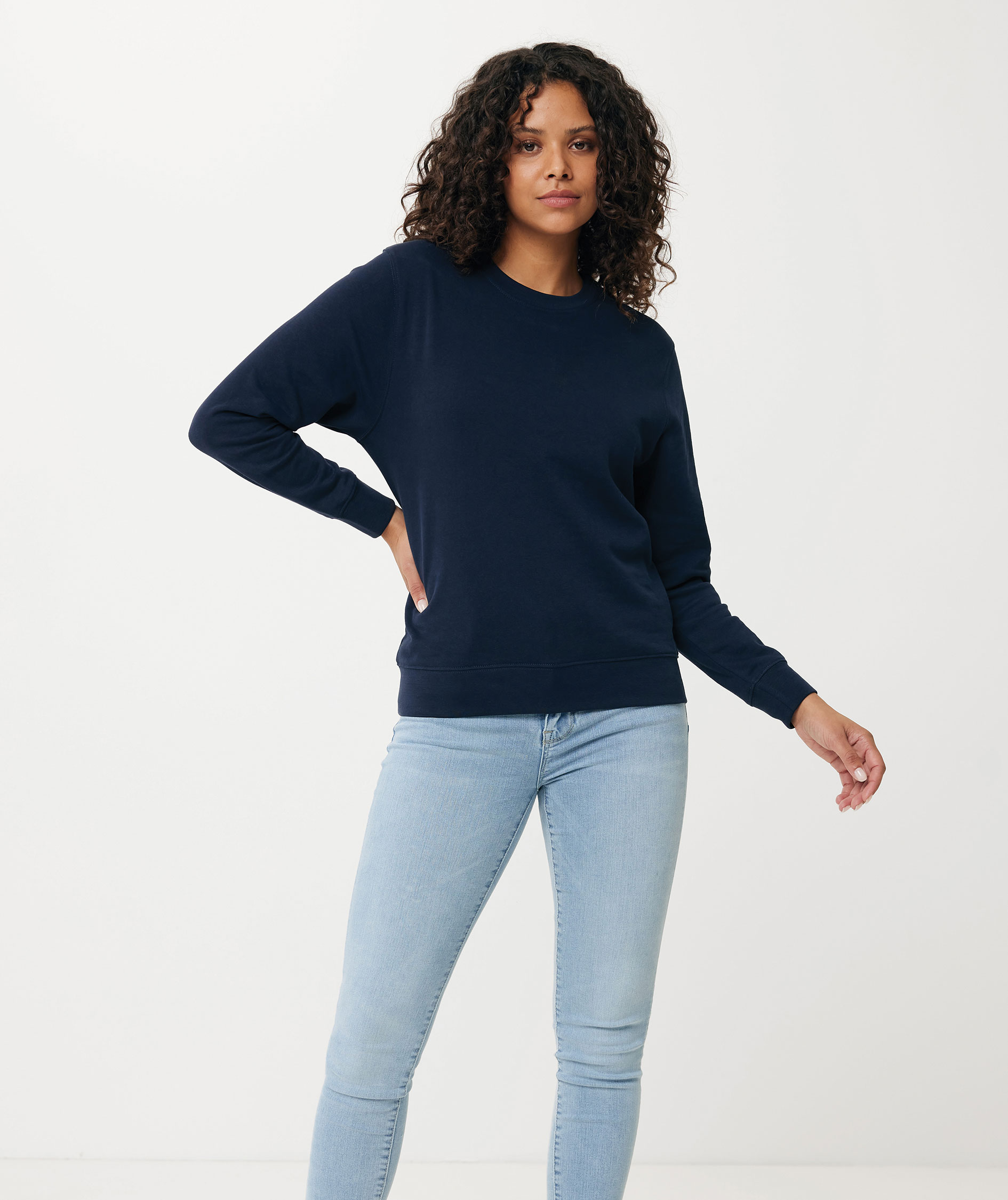 Iqoniq Etosha sweatshirt, Marinebl&aring;, large image number 7