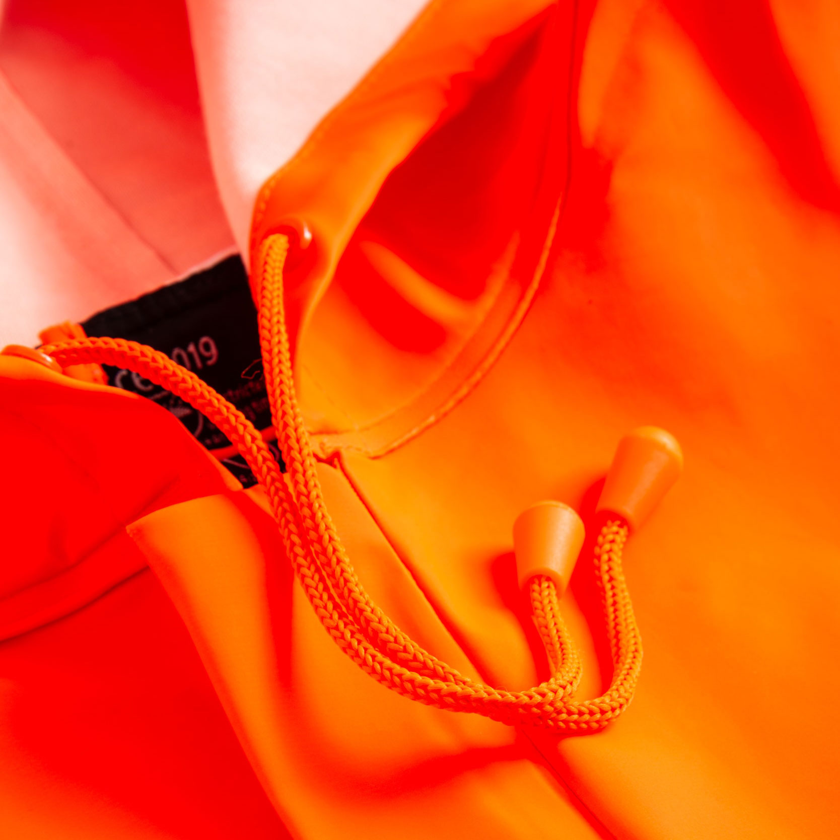 Lyngs&oslash;e Multinorm regnjakke, Hi-vis Orange, large image number 2