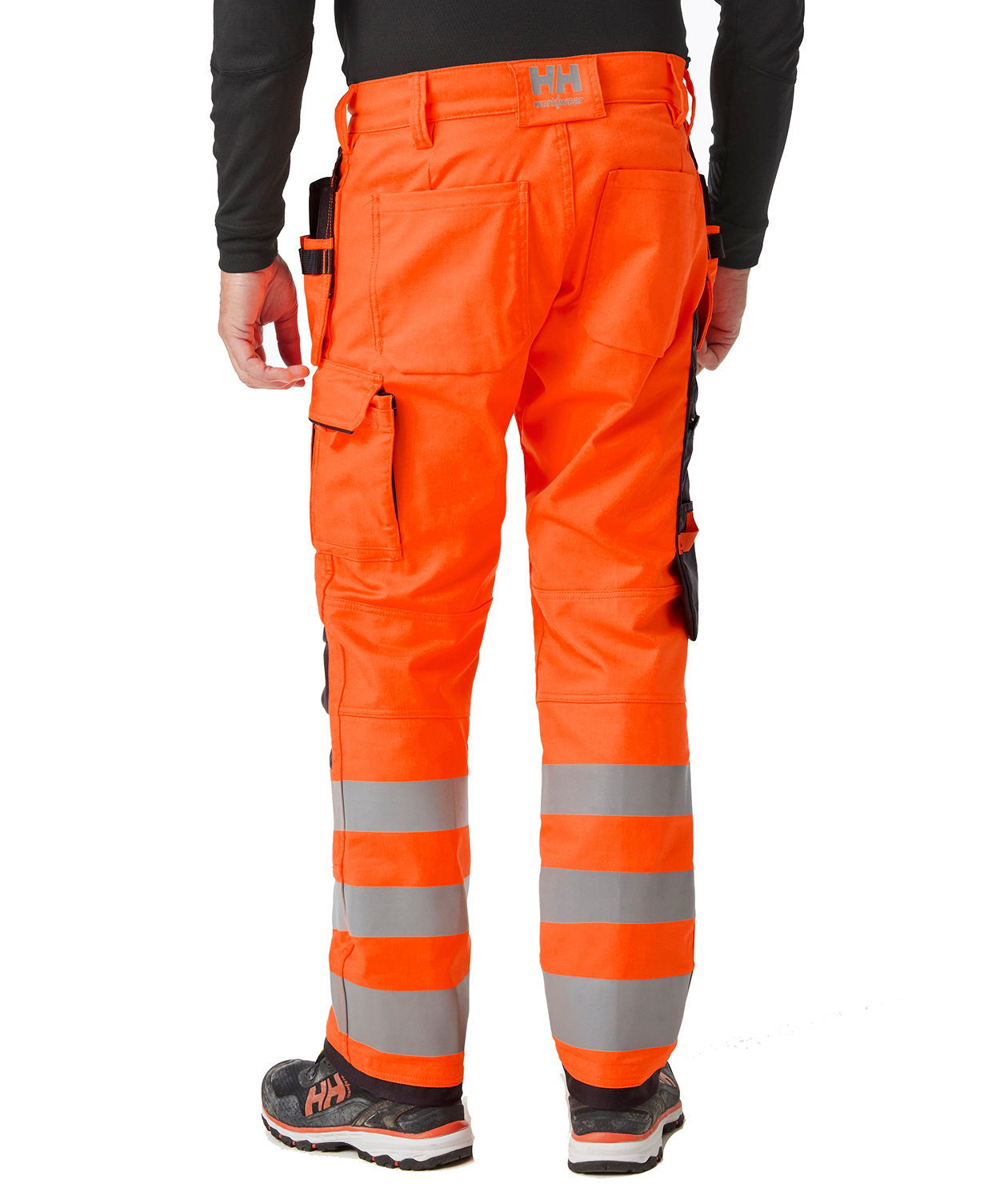Helly Hansen Alna 2.0 h&aring;ndv&aelig;rkerbukser, Hi-vis Orange/charcoal, large image number 3