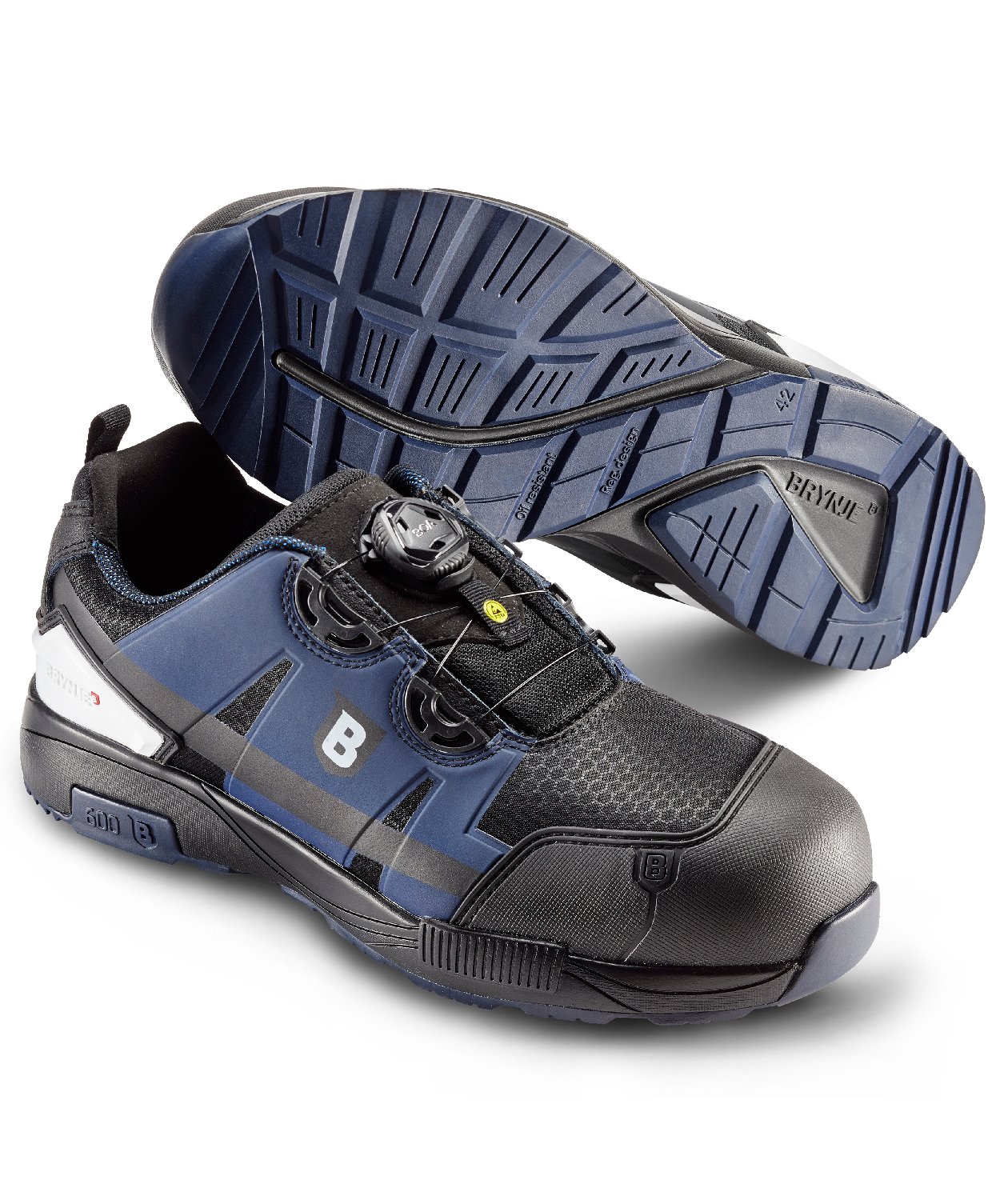Brynje Air safety shoes S3, Black/Blue