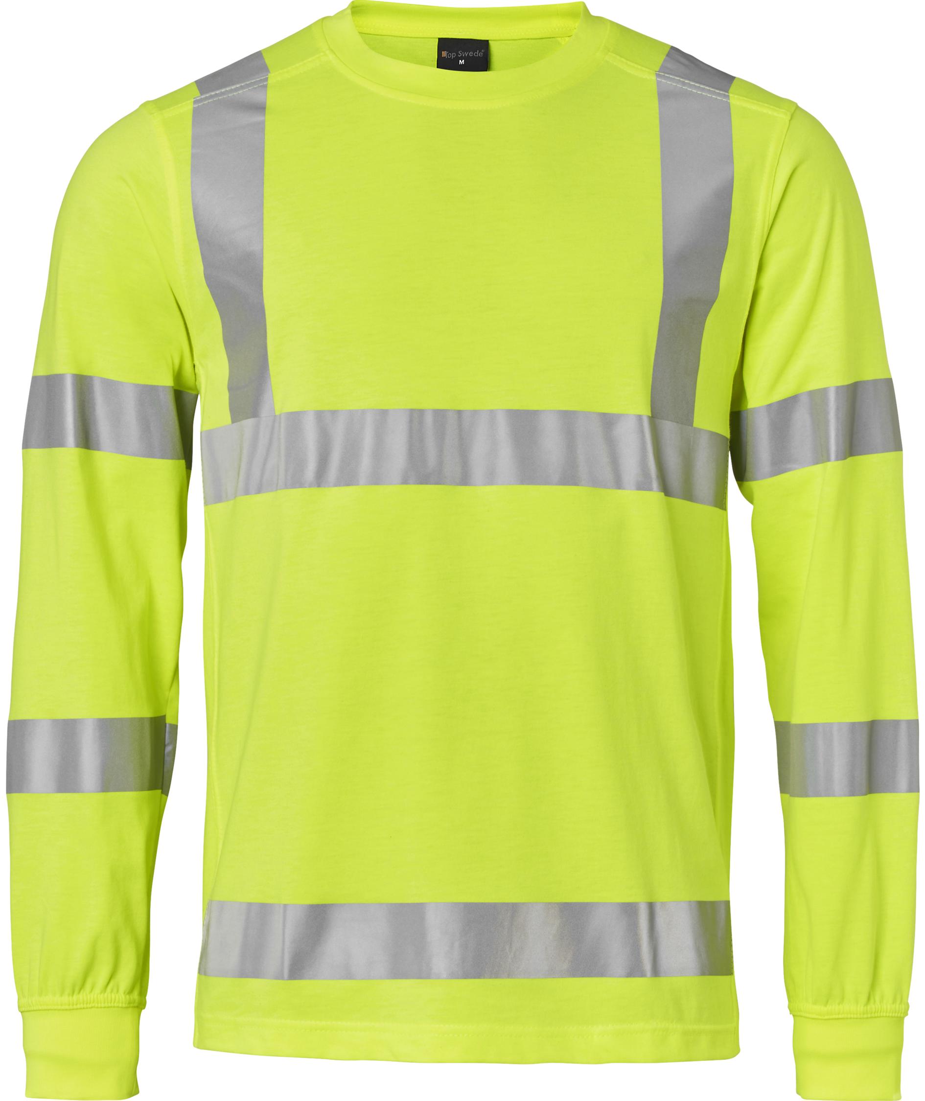 Top Swede langermet T-skjorte 259, Hi-Vis&nbsp;Gul