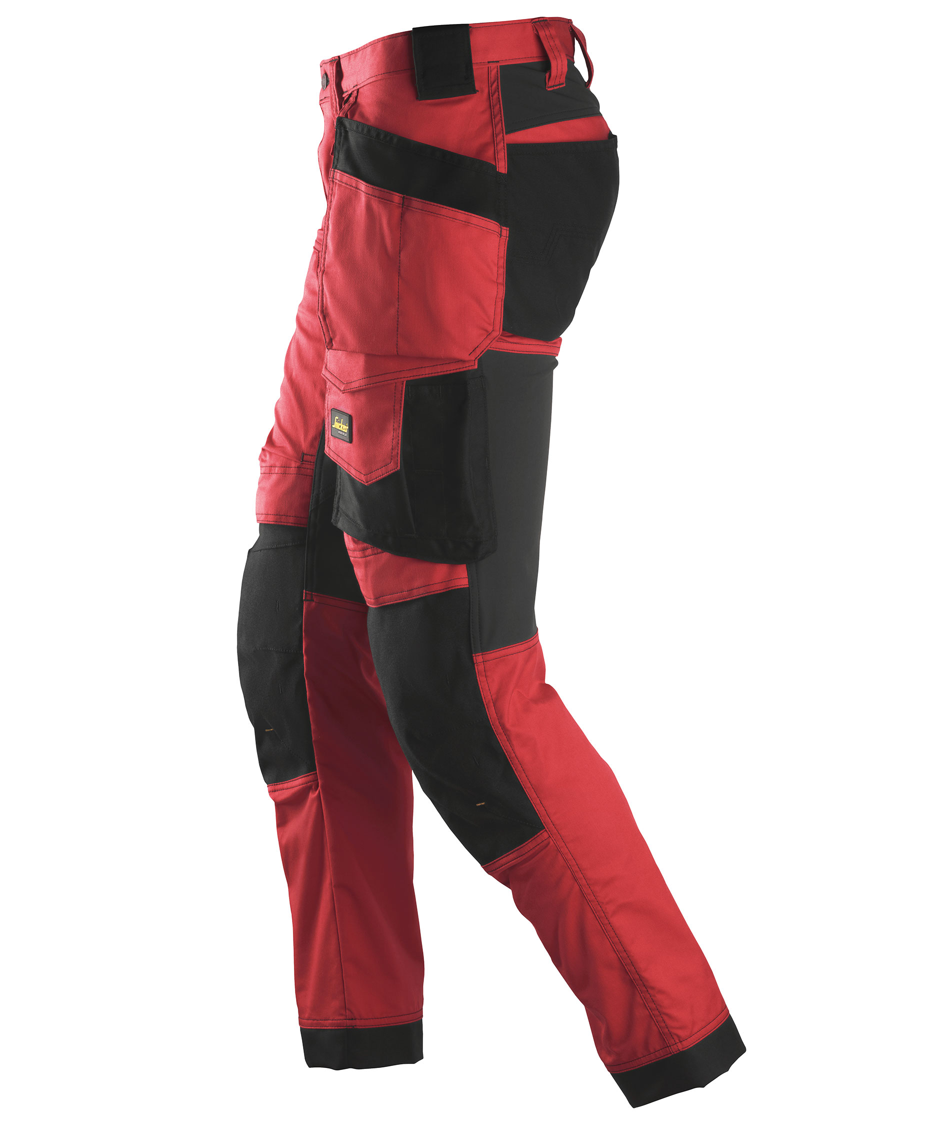 Snickers AllroundWork Handwerkerhose 6241, Chilirot/Schwarz, large image number 3