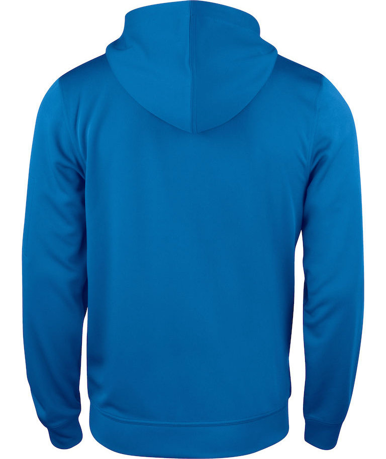 Clique Basis Active hoodie with full zipper, Royal Blue, large image number 1