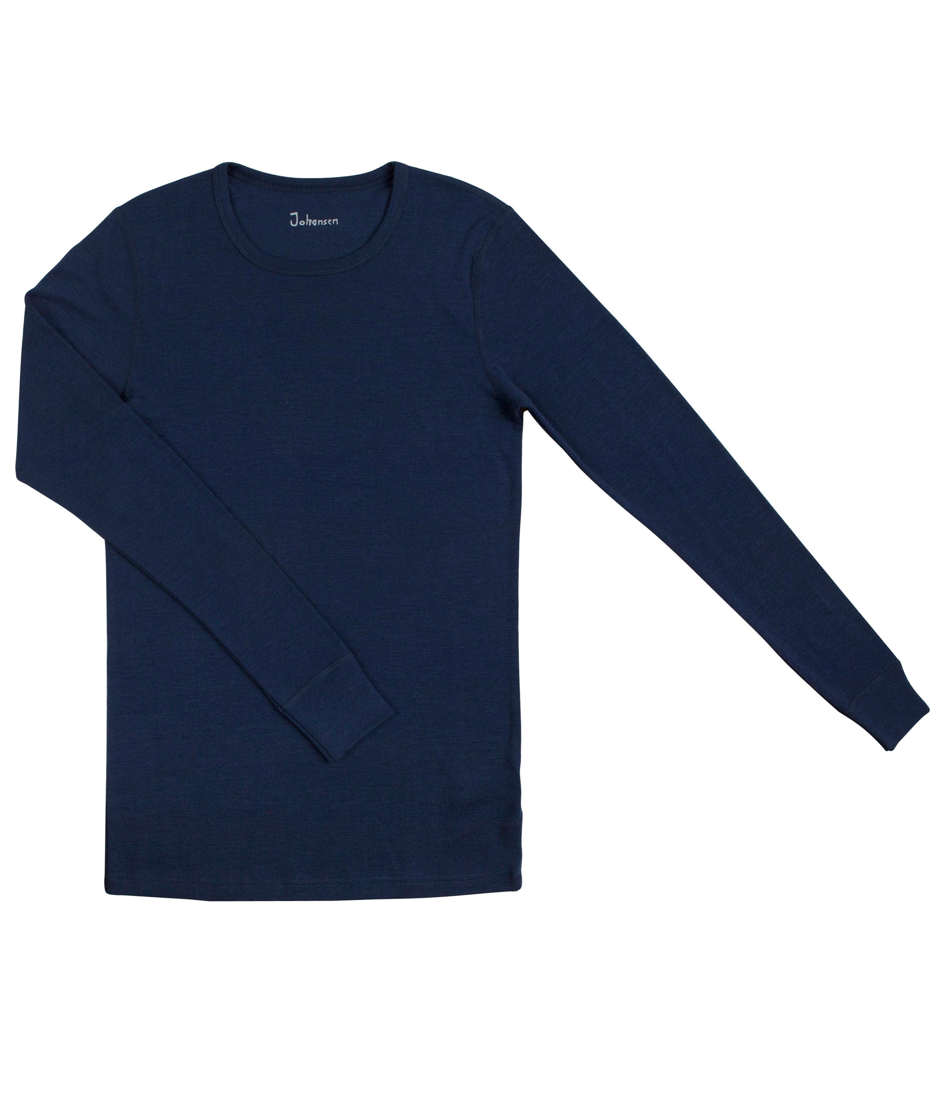 Joha Johansen Christopher lang&auml;rmliges Unterhemd mit Merinowolle, Marine