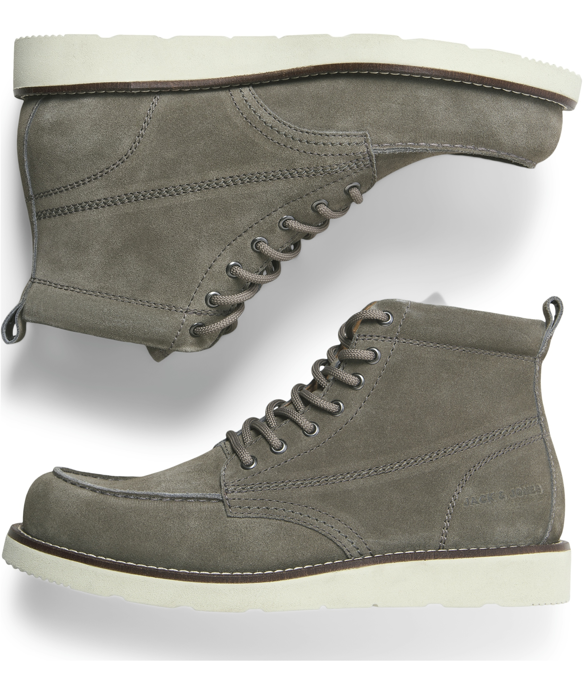 Jack & Jones JFWTORONTO suede boots, Grey, large image number 6