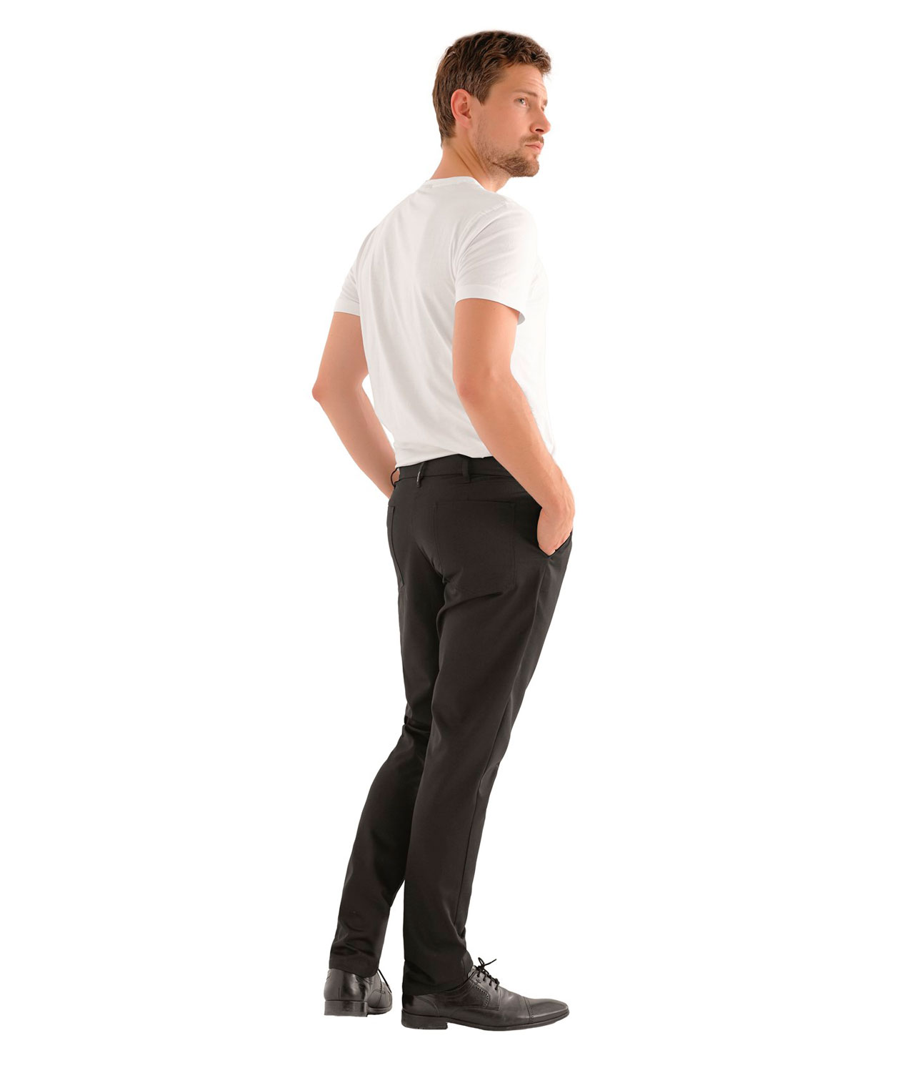 Kentaur chino byxa benl&auml;ng 86 cm, Svart, large image number 2