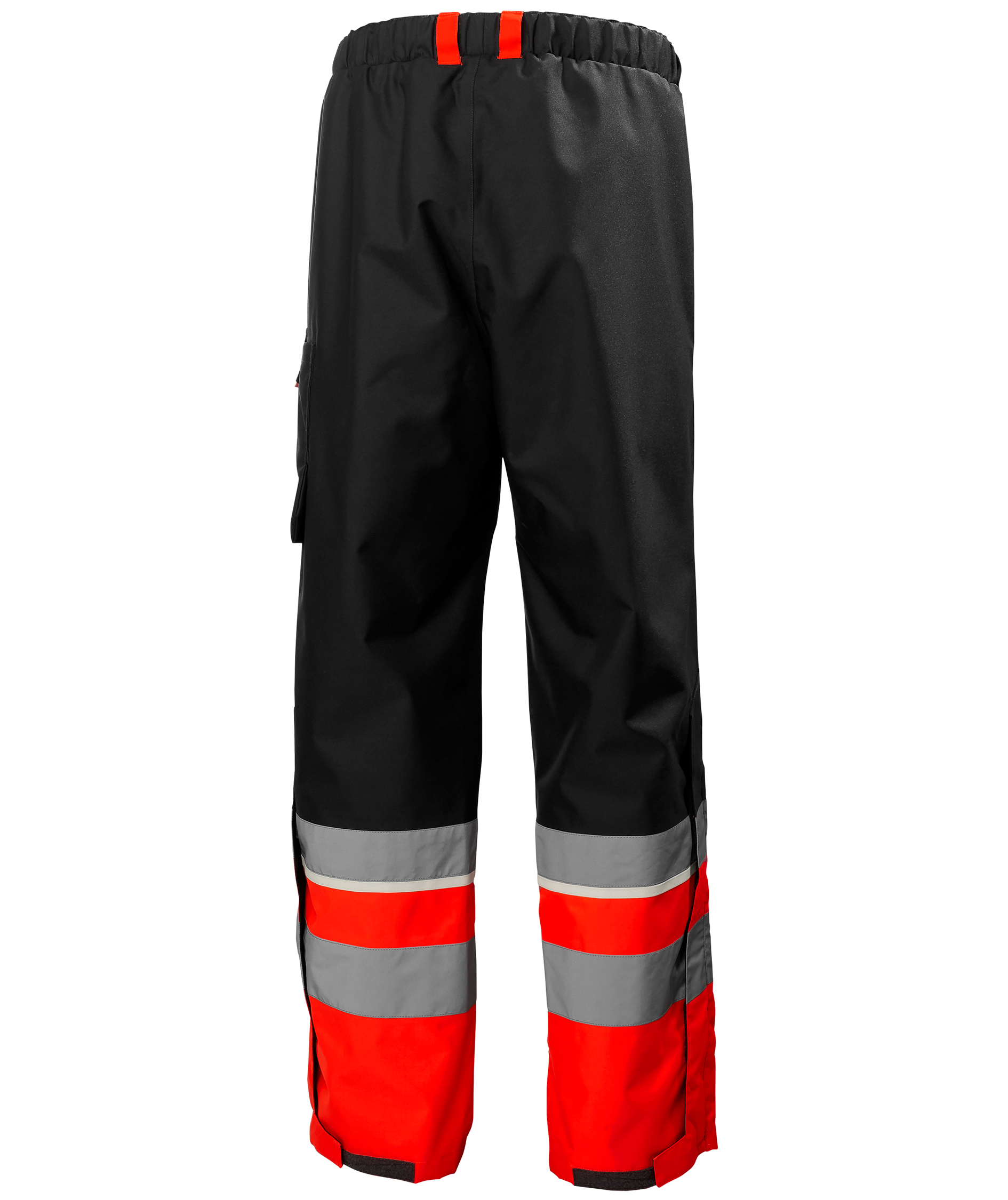 Helly Hansen UC-ME skalbukser, Hi-Vis R&oslash;d/Ebony, large image number 2