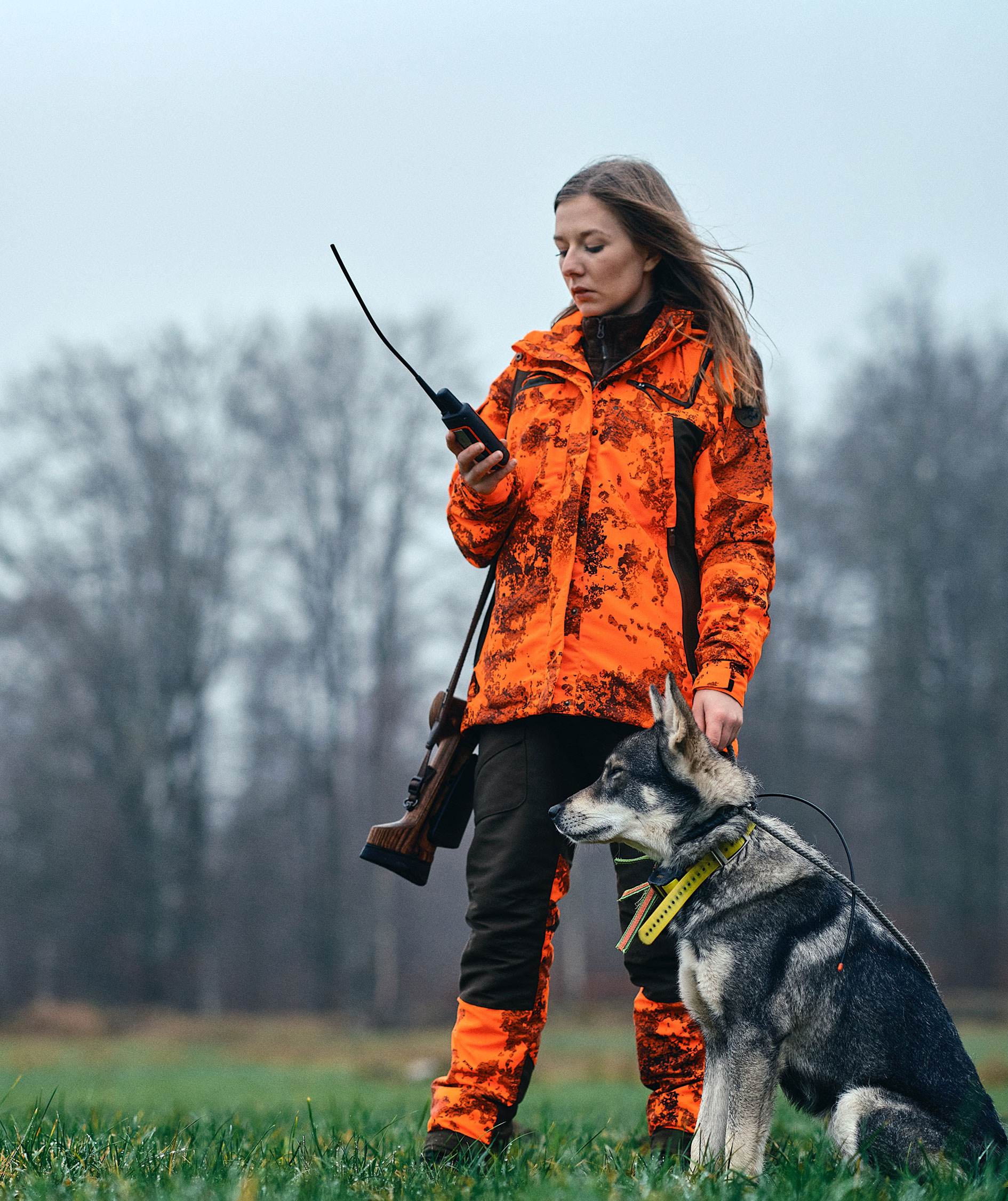 Pinewood&nbsp;Hunter Pro Xtreme 2.0 Camou damejakke, Strata Blaze