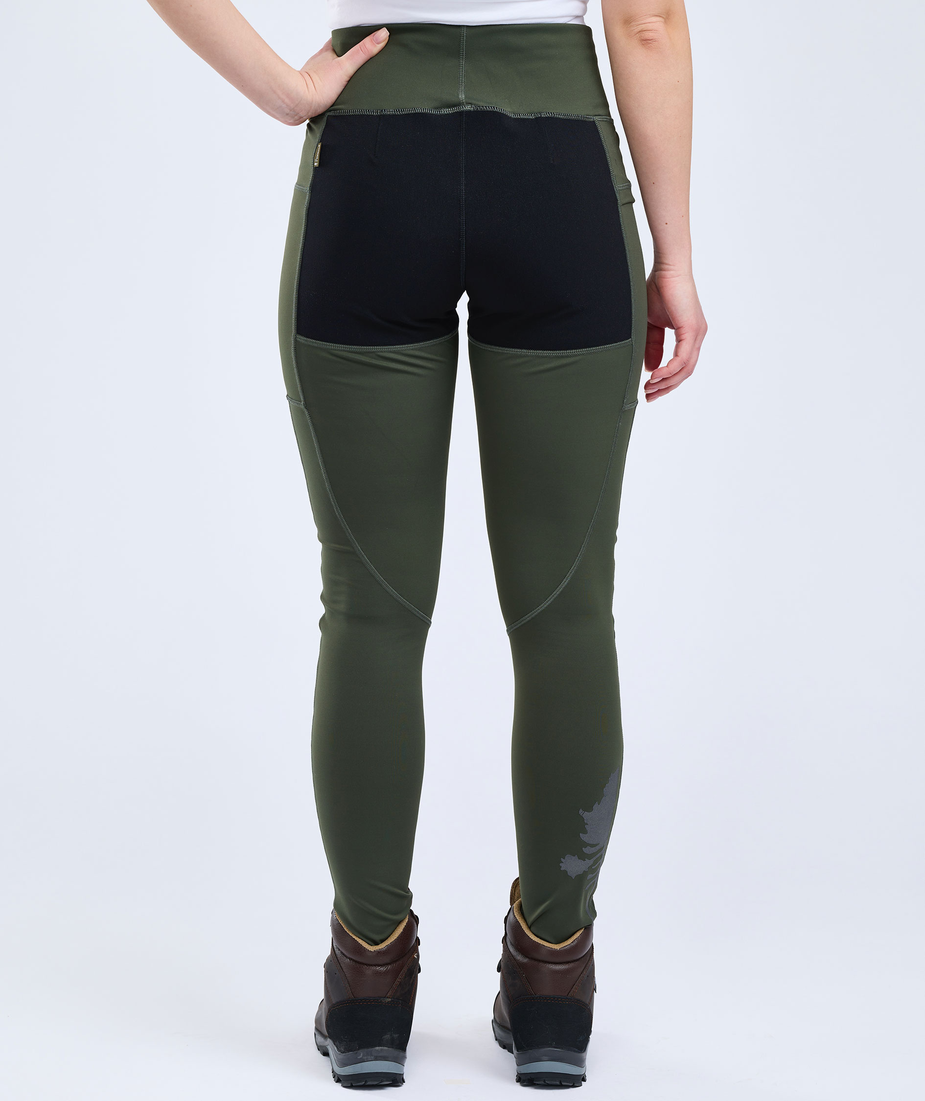 Pinewood Finnveden Active Tights 2.0 dametights, Moss green, large image number 3