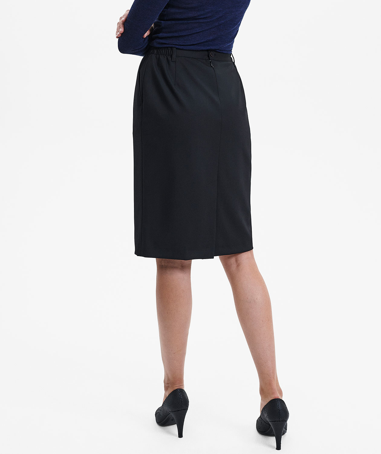 Sunwill Traveller Bistretch Regular fit skirt, Black, large image number 3