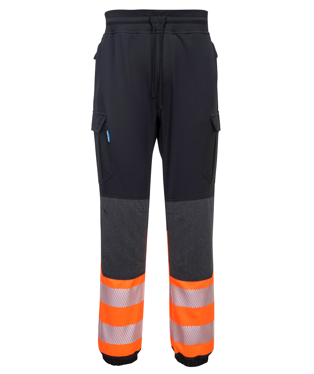 Portwest KX3 flexi jogging byxa full stretch, Varsel Svart/Orange, Varsel Svart/Orange, swatch