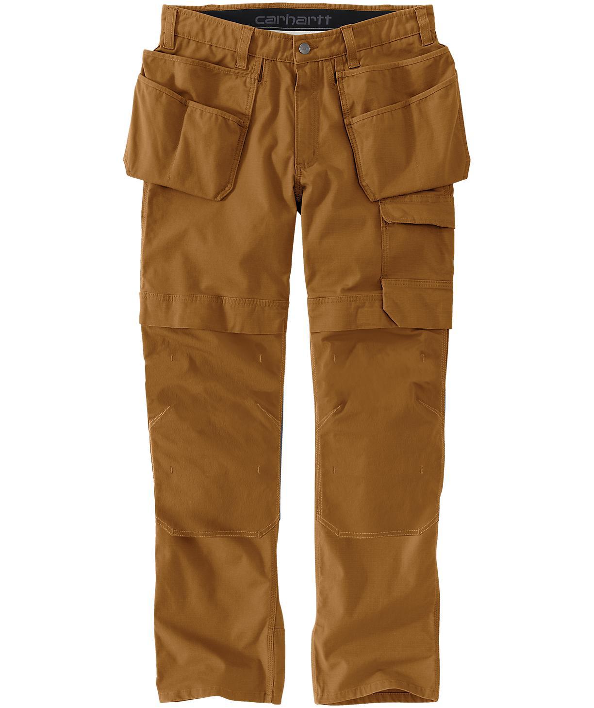 Carhartt hantverksbyxa, kn&auml;skydd og b&auml;lte