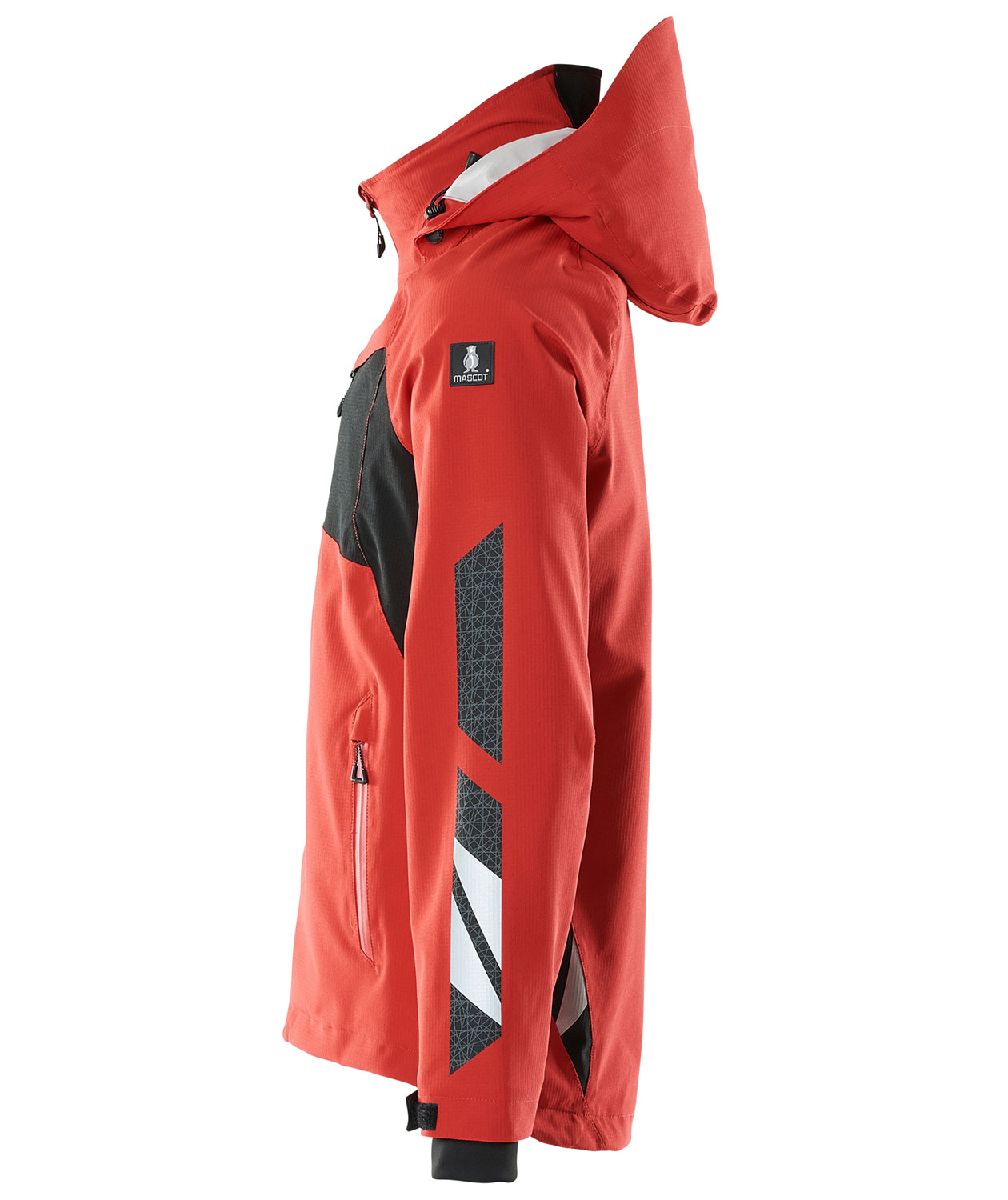 Mascot Accelerate skalljakke, Signal r&oslash;d/svart, large image number 3