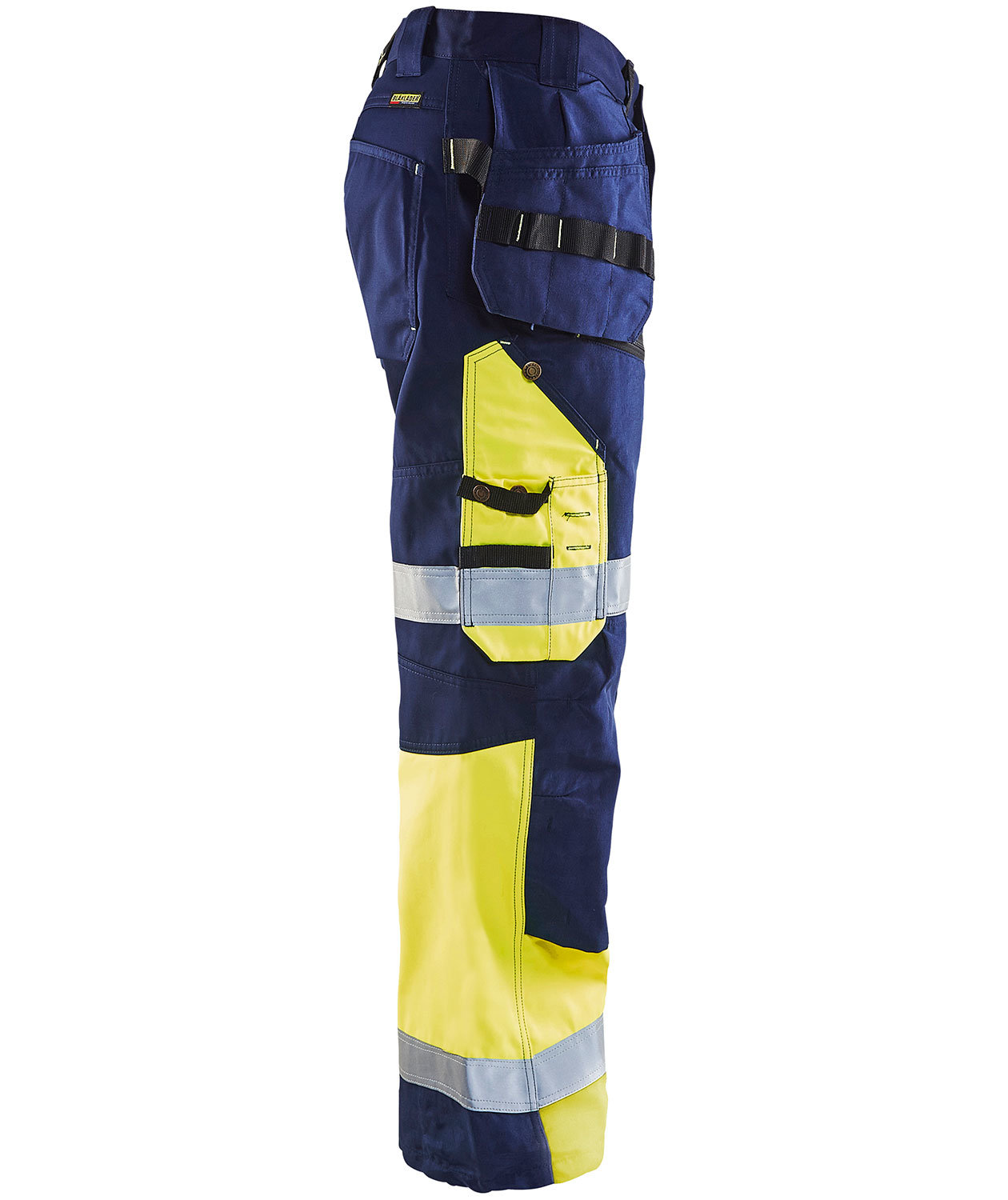 Bl&aring;kl&auml;der X1500 hantverksbyxa, Varsel gul/marinbl&aring;, large image number 3