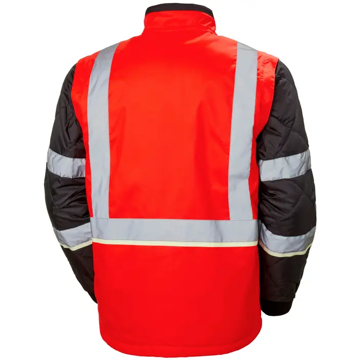 Helly Hansen UC-ME 2-i-1 insulator jakke, Hi-Vis Rød/Ebony, large image number 3