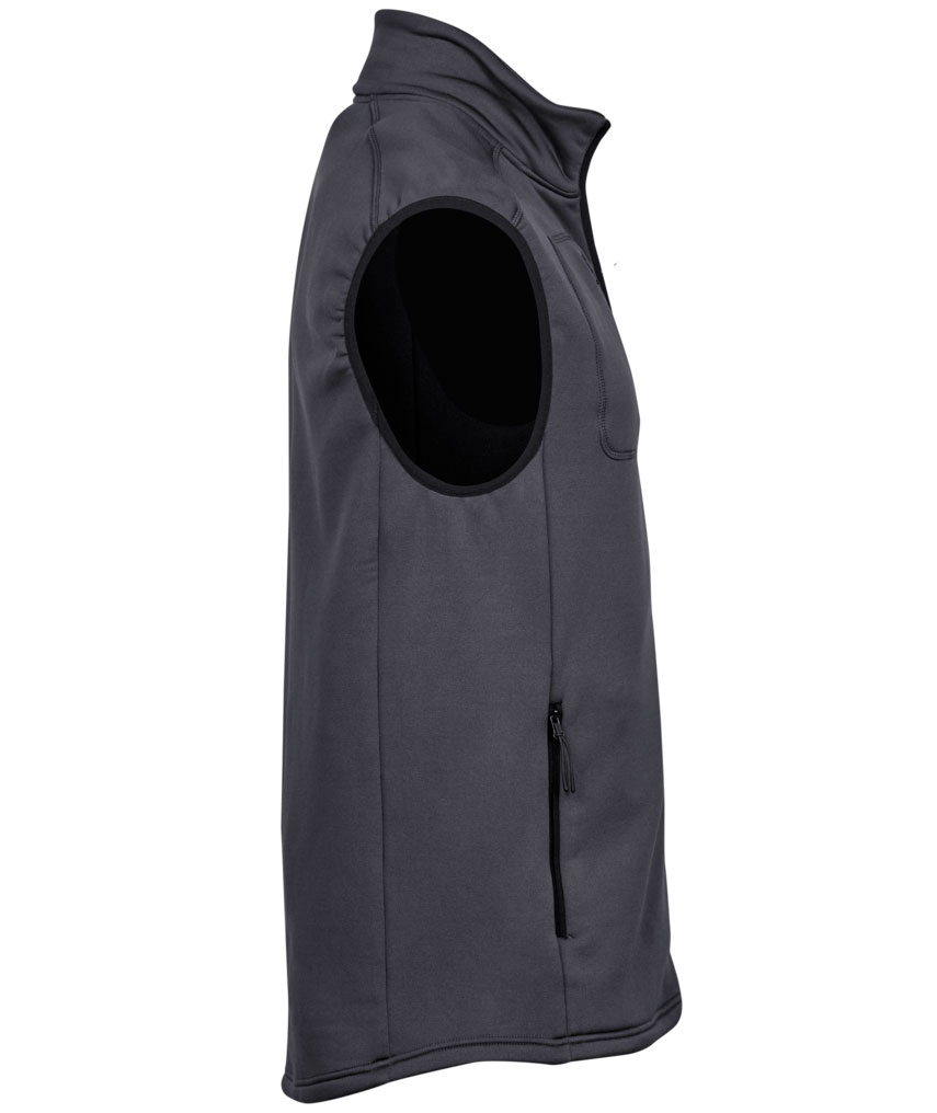 Tee Jays Stretch fleece bodywarmer, Dark Grey, large image number 2