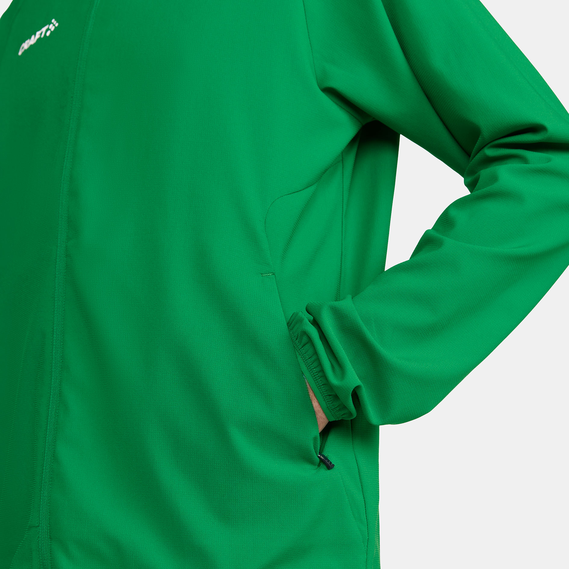 Craft Rush 2.0 Trainingsjacke, Team green, large image number 6